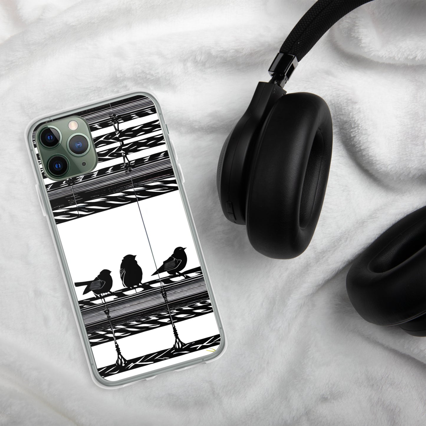 Line of Birds Clear Case for iPhone®