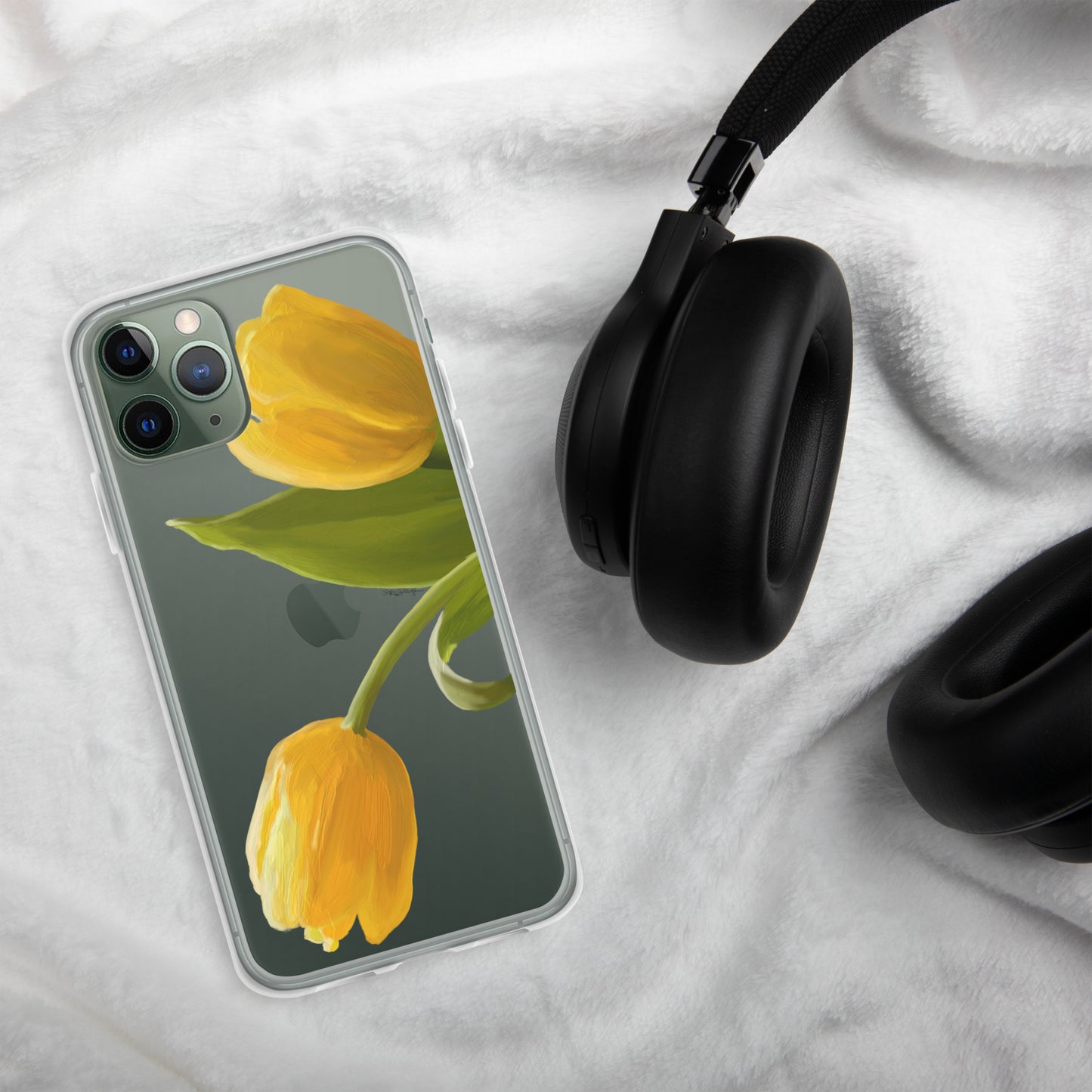 Sue’s Yellow Tulips Clear Case for iPhone®