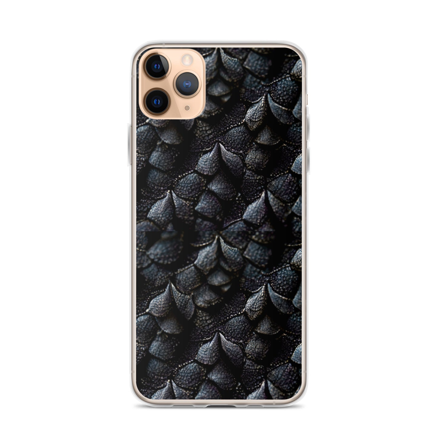 Onyxxor, the Cliff Sentinel Dragon on Clear Case for iPhone®