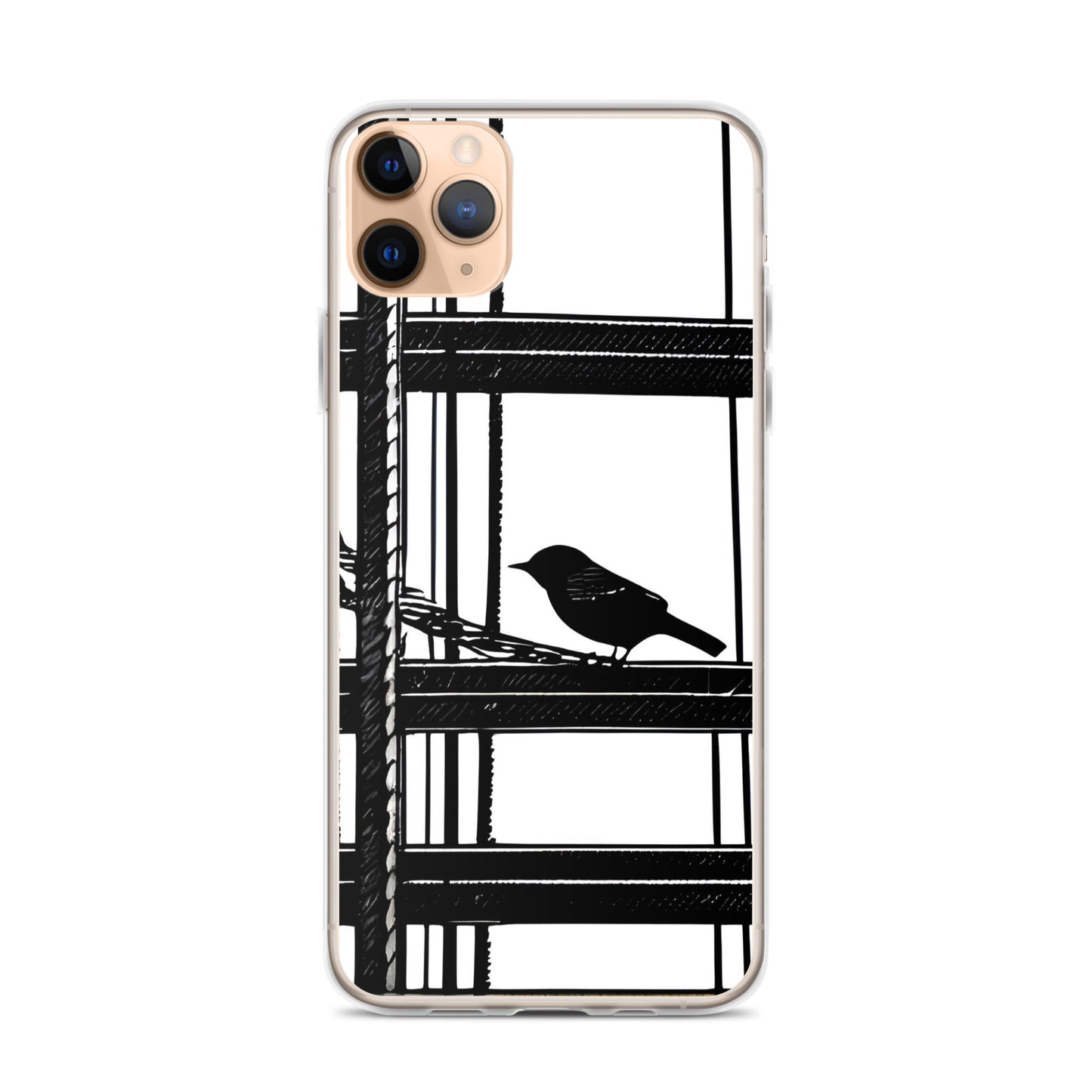 Solitary Perch on Clear Case for iPhone®