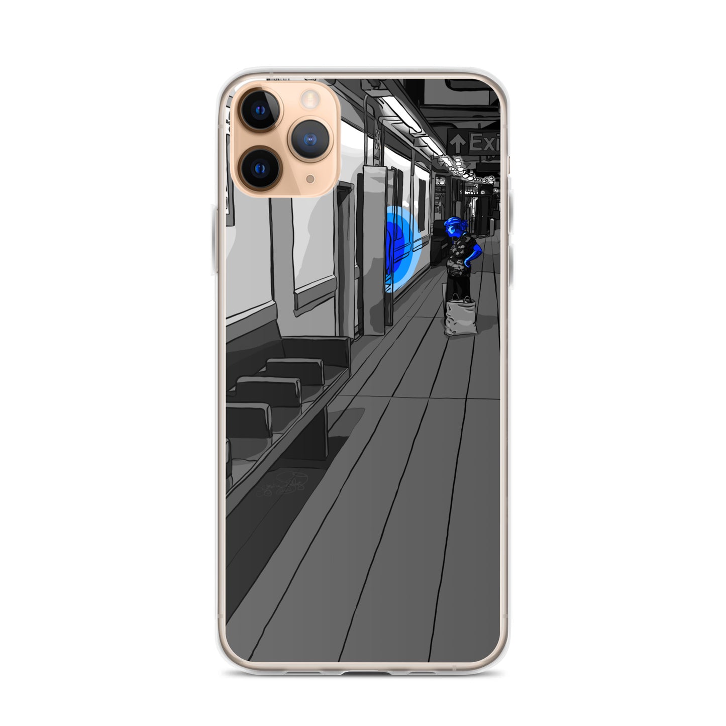 Columbus Circle Subway NYC Clear Case for iPhone®