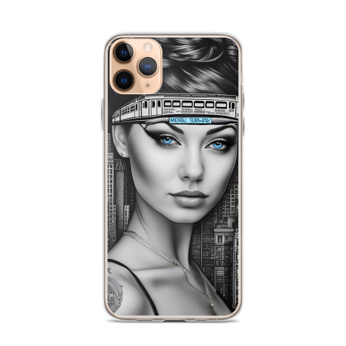 Riding the Mental Subway Clear Case for iPhone®