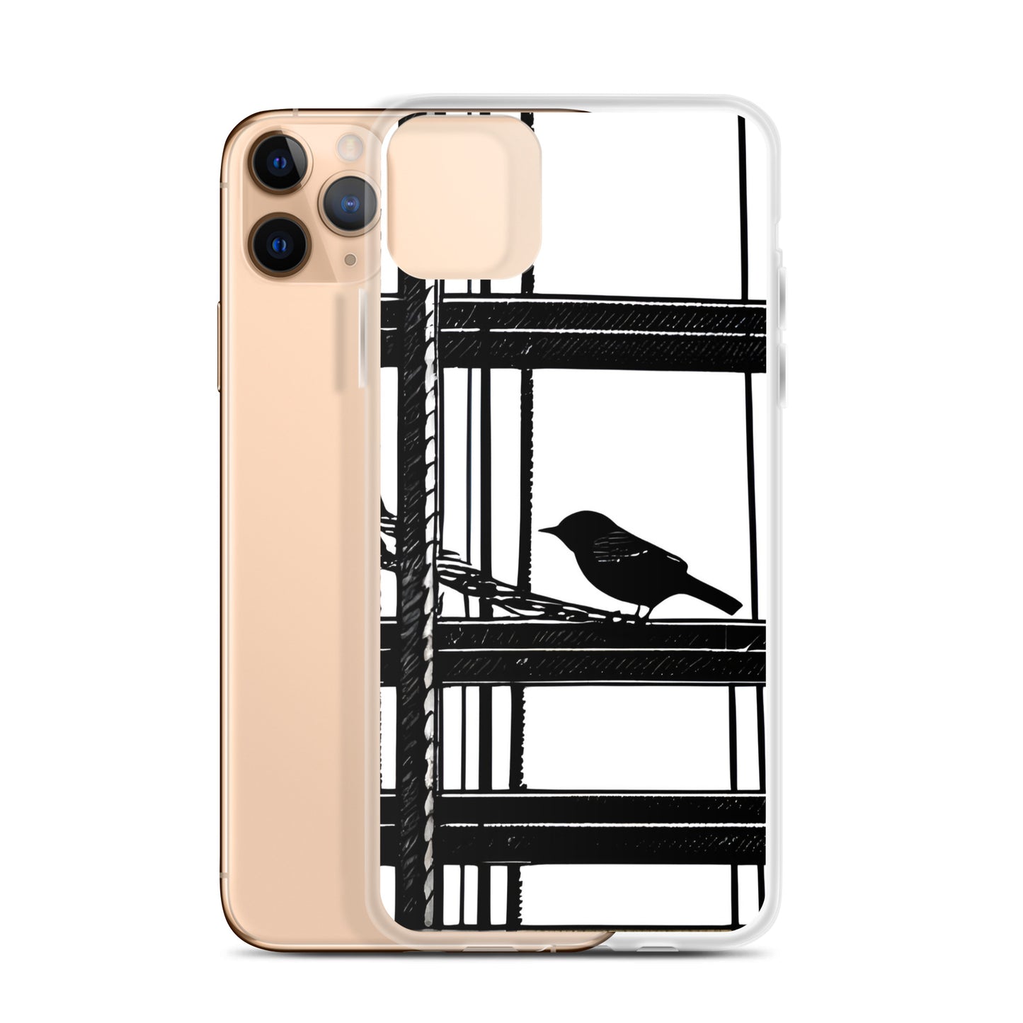 Solitary Perch on Clear Case for iPhone®