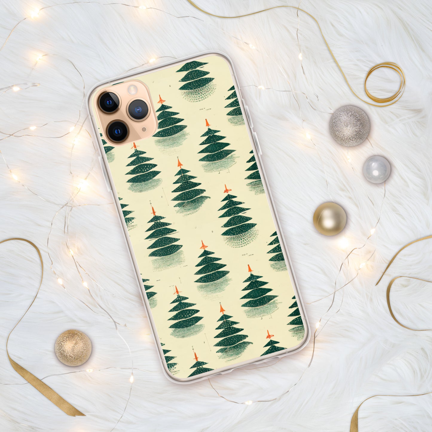 Merry Pine Parade Clear Case for iPhone®