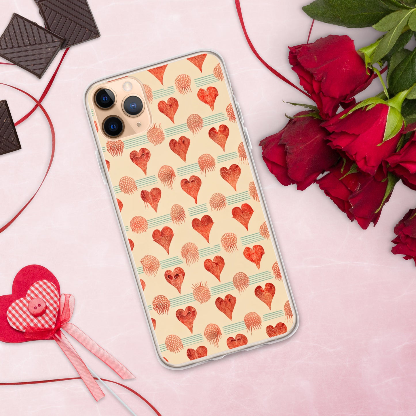 Loves Prints Clear Case for iPhone®