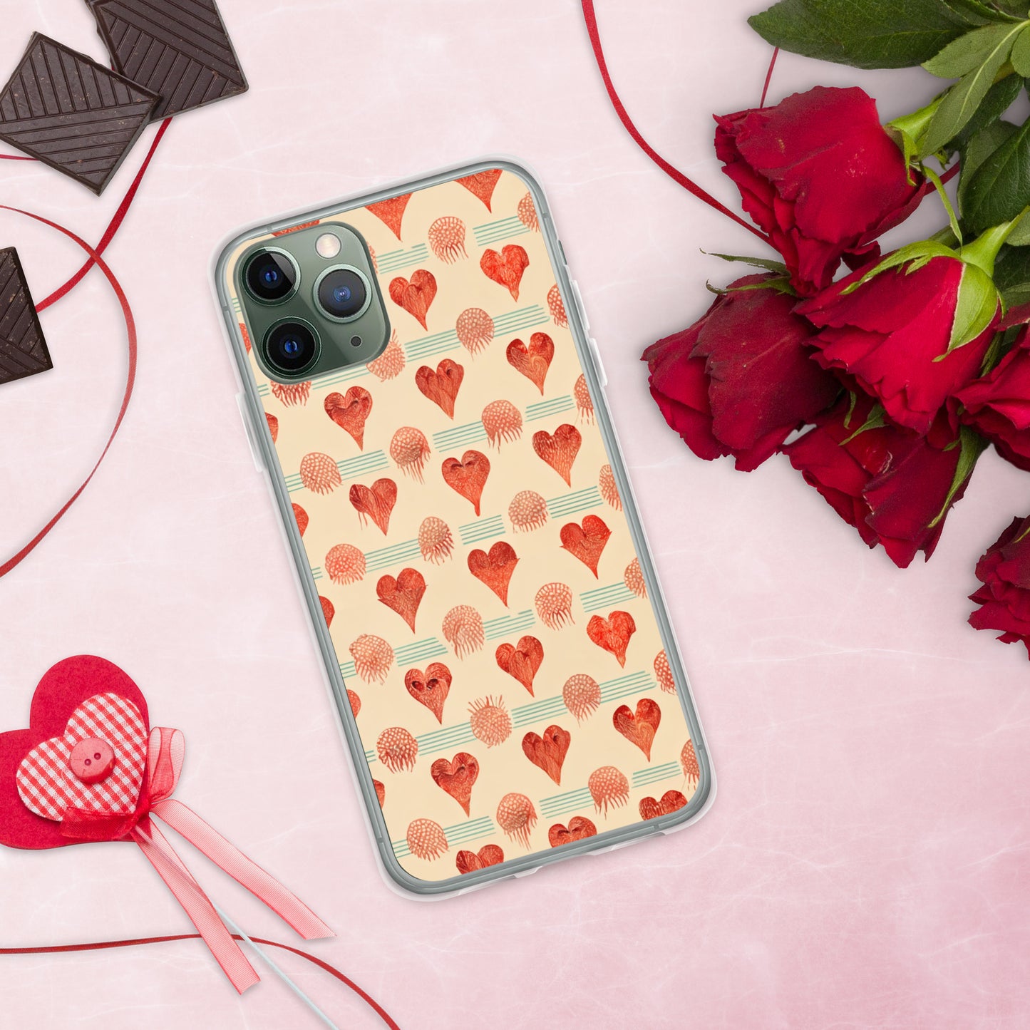 Loves Prints Clear Case for iPhone®