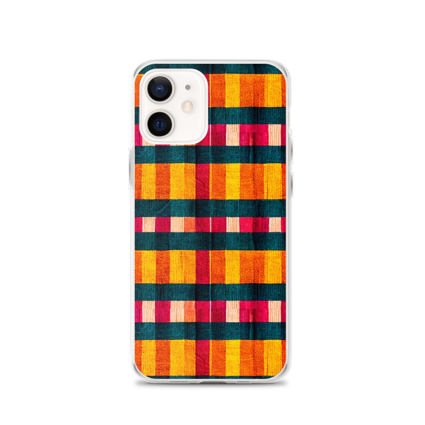 Tropical Fiesta Plaid Clear Case for iPhone®