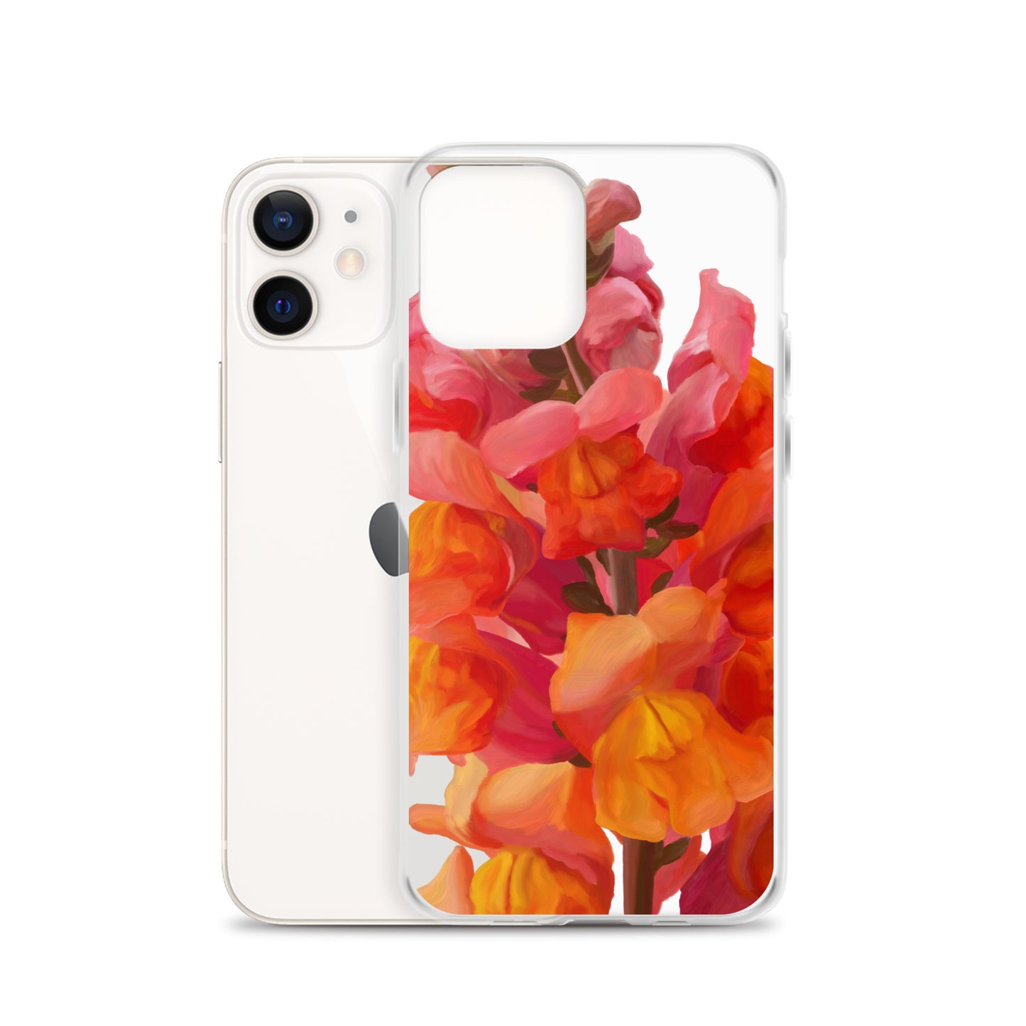 Mark’s Orange Snapdragon on Clear Case for iPhone®