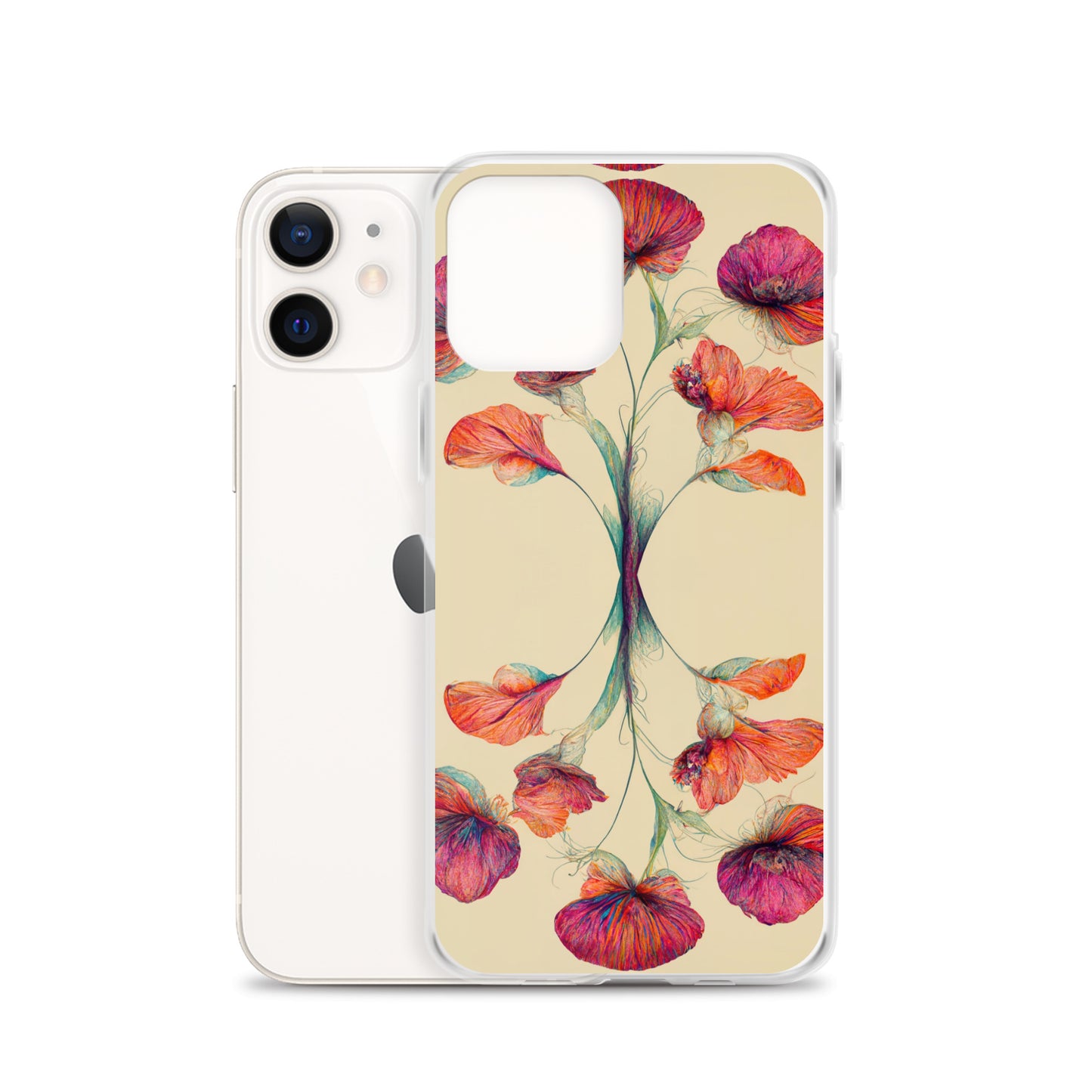 Nouveau Flowers on Clear Case for iPhone®