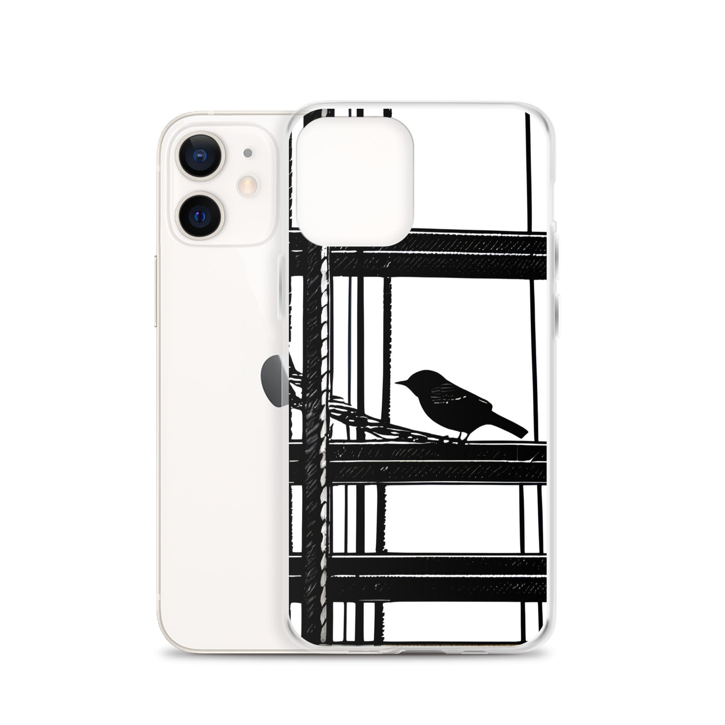 Solitary Perch on Clear Case for iPhone®