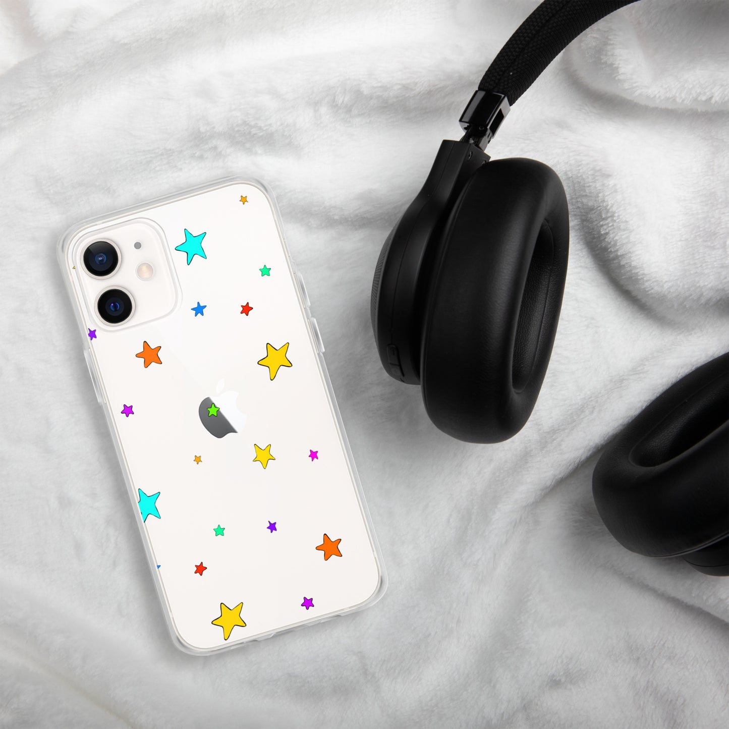 Colorful Stars Clear Case for iPhone®