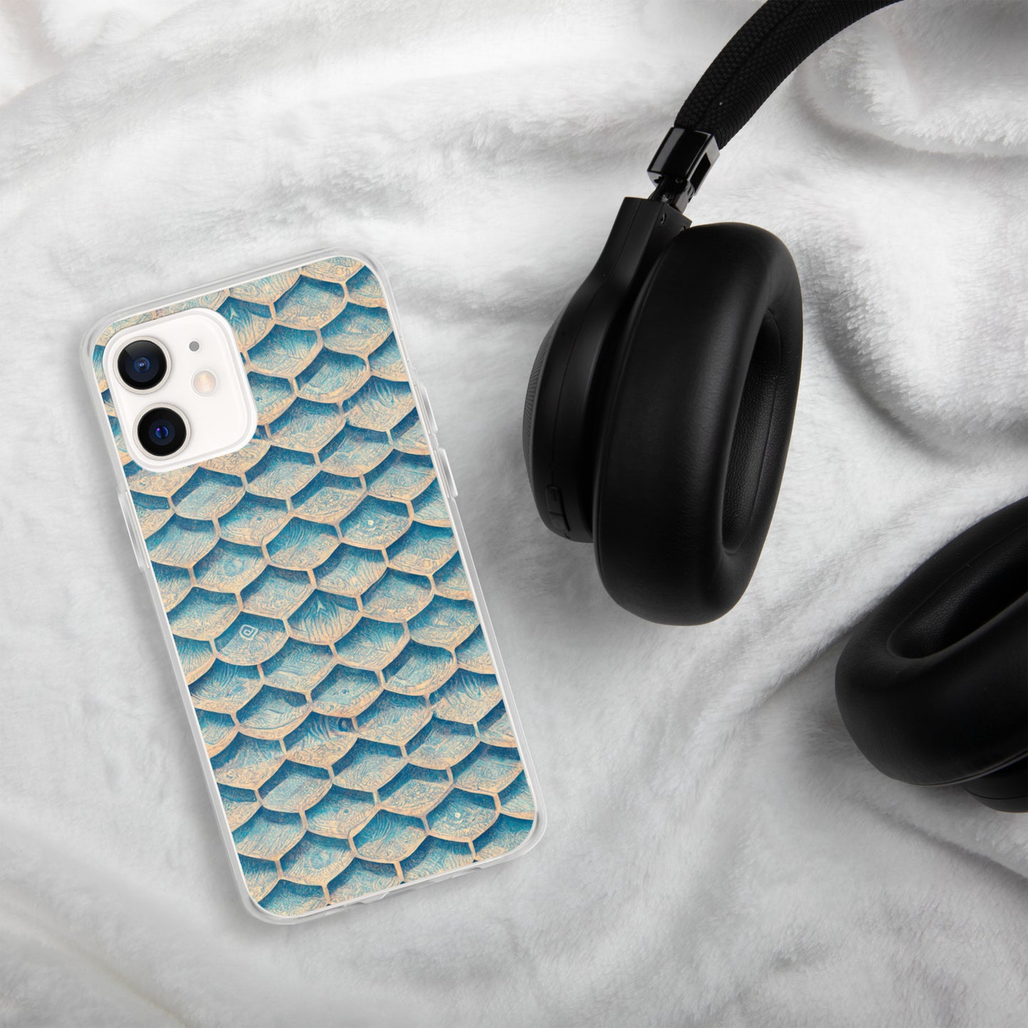 Seafoam Scales Clear Case for iPhone®