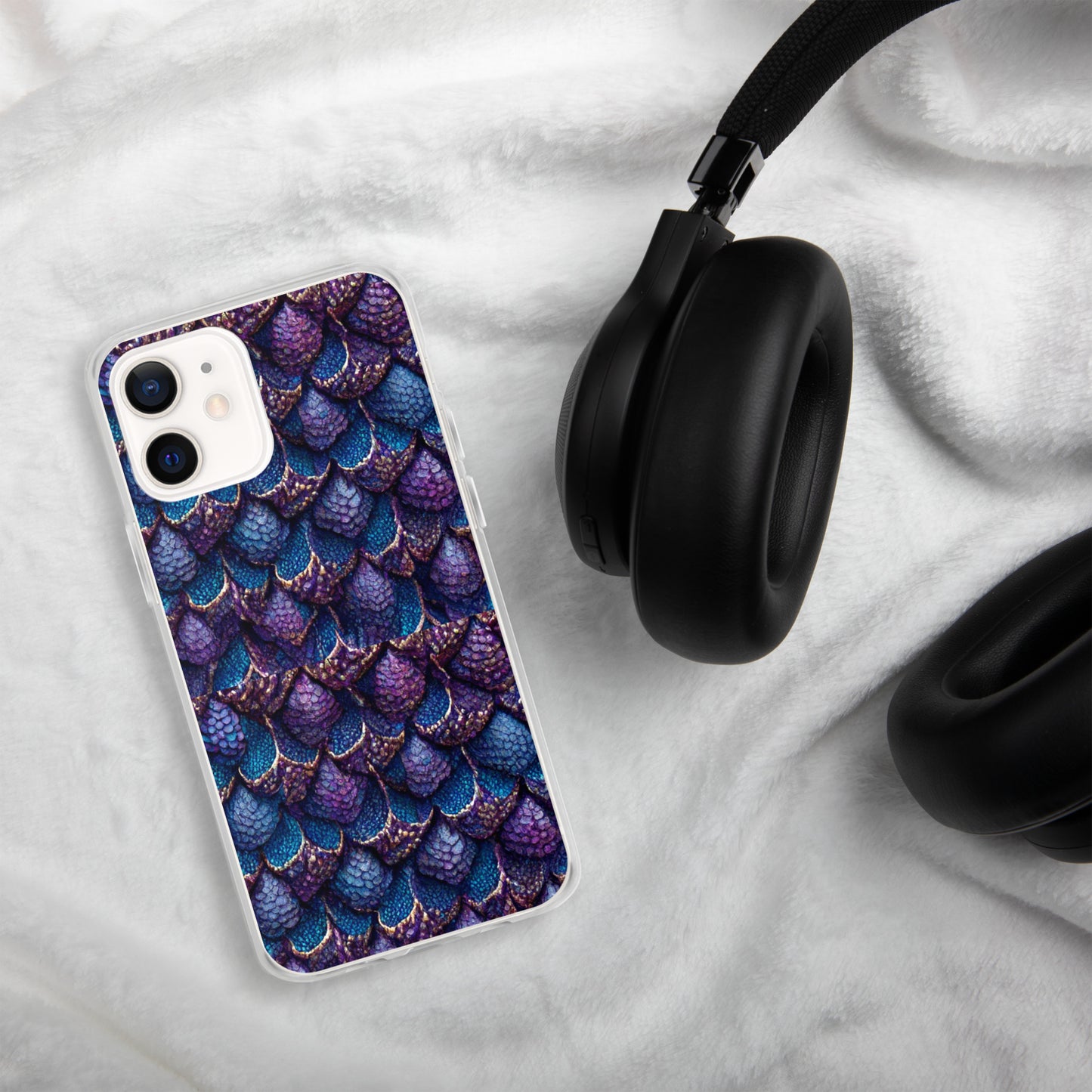 Luminosa, the Radiant Amethyst Drakon Clear Case for iPhone®