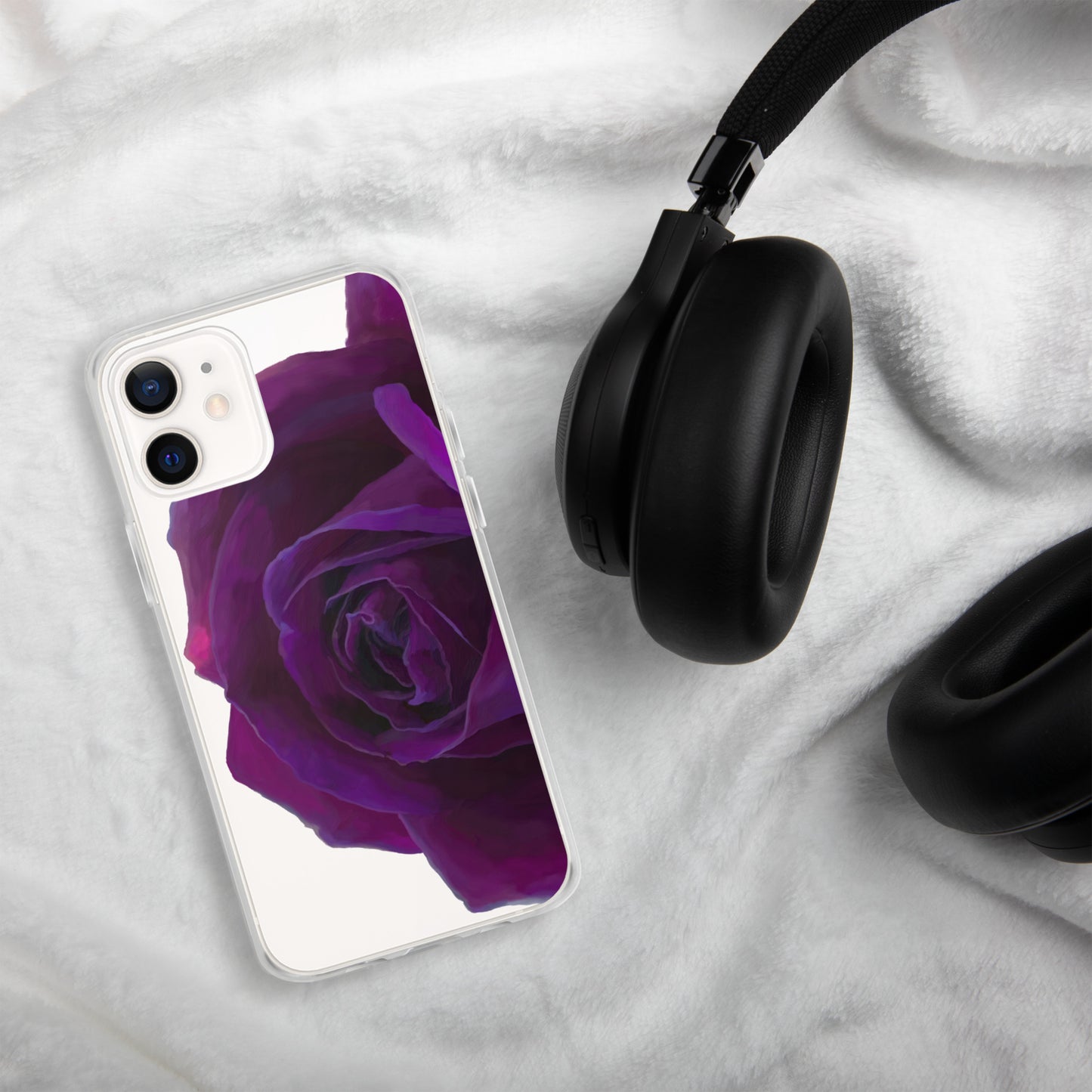 Joey’s Purple Rose Clear Case for iPhone®