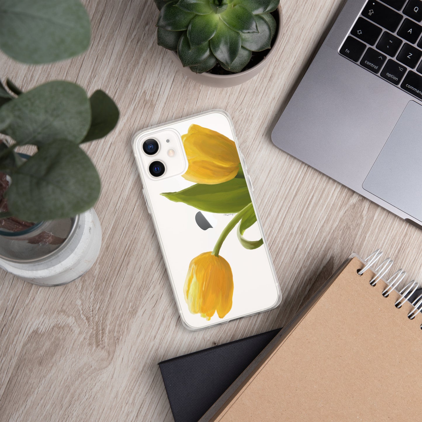 Sue’s Yellow Tulips Clear Case for iPhone®