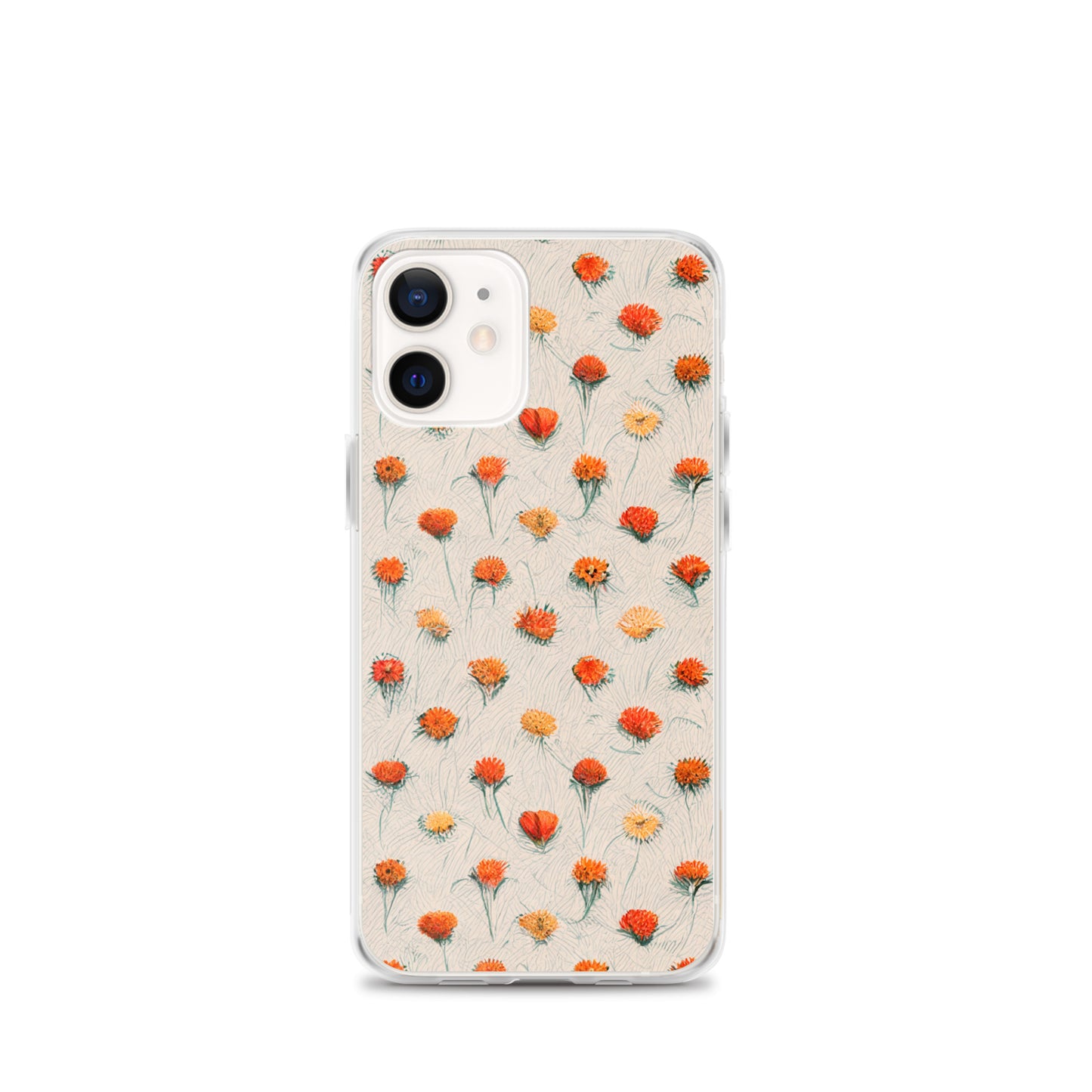 Fiery Meadow Sketch Clear Case for iPhone®