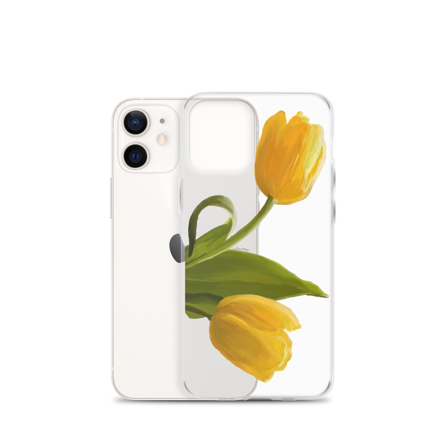 Sue’s Yellow Tulip Clear Case for iPhone®