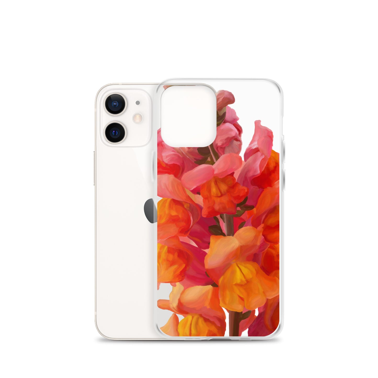 Mark’s Orange Snapdragon on Clear Case for iPhone®