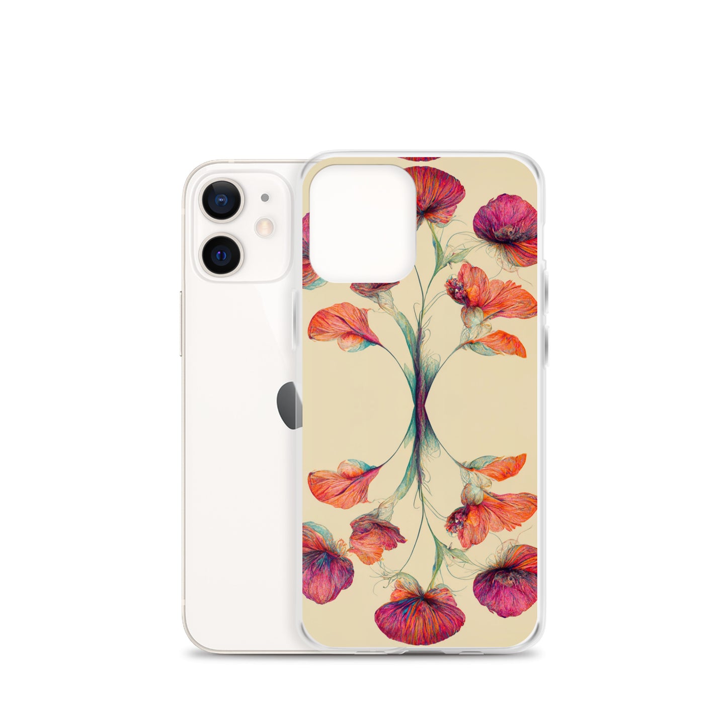 Nouveau Flowers on Clear Case for iPhone®