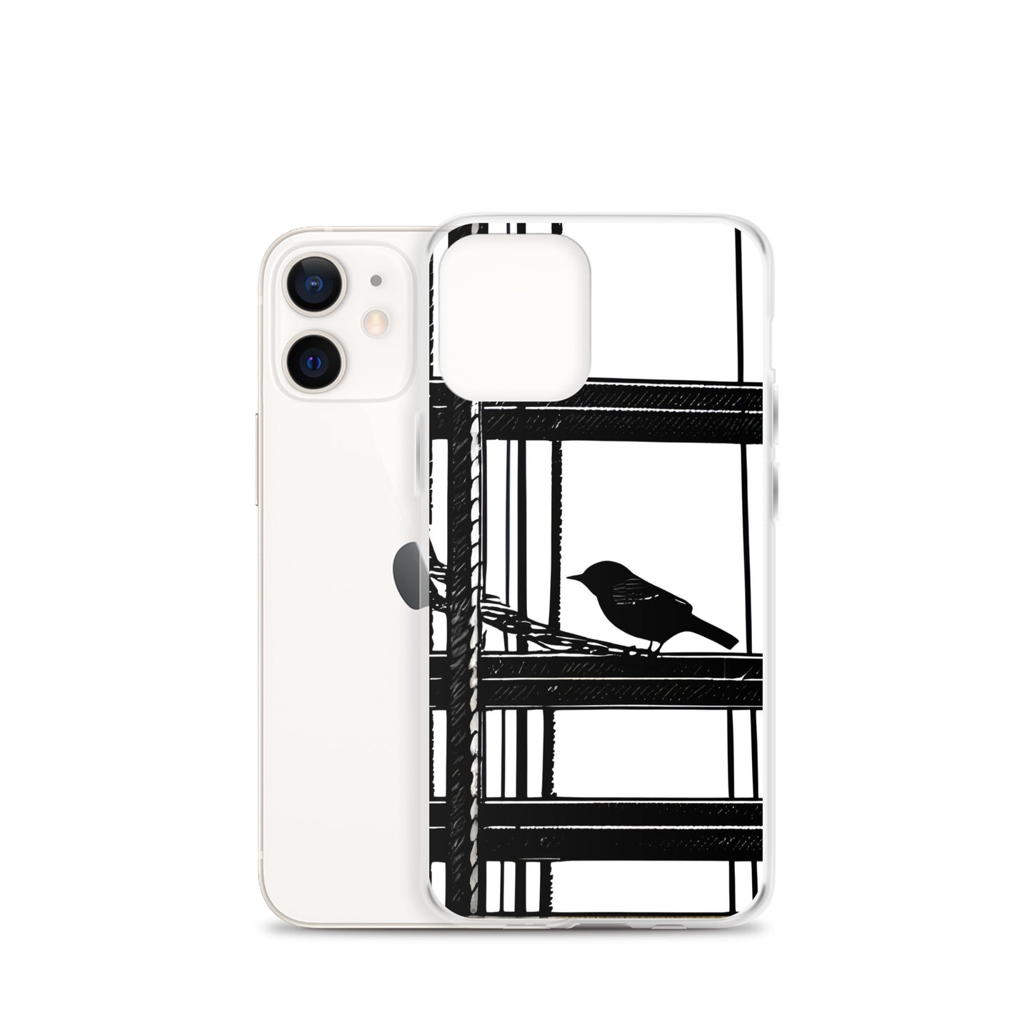 Solitary Perch on Clear Case for iPhone®