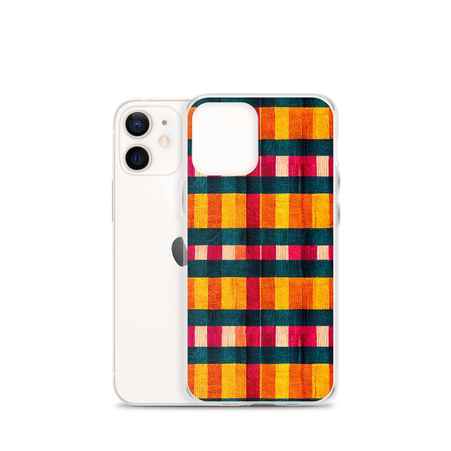 Tropical Fiesta Plaid Clear Case for iPhone®