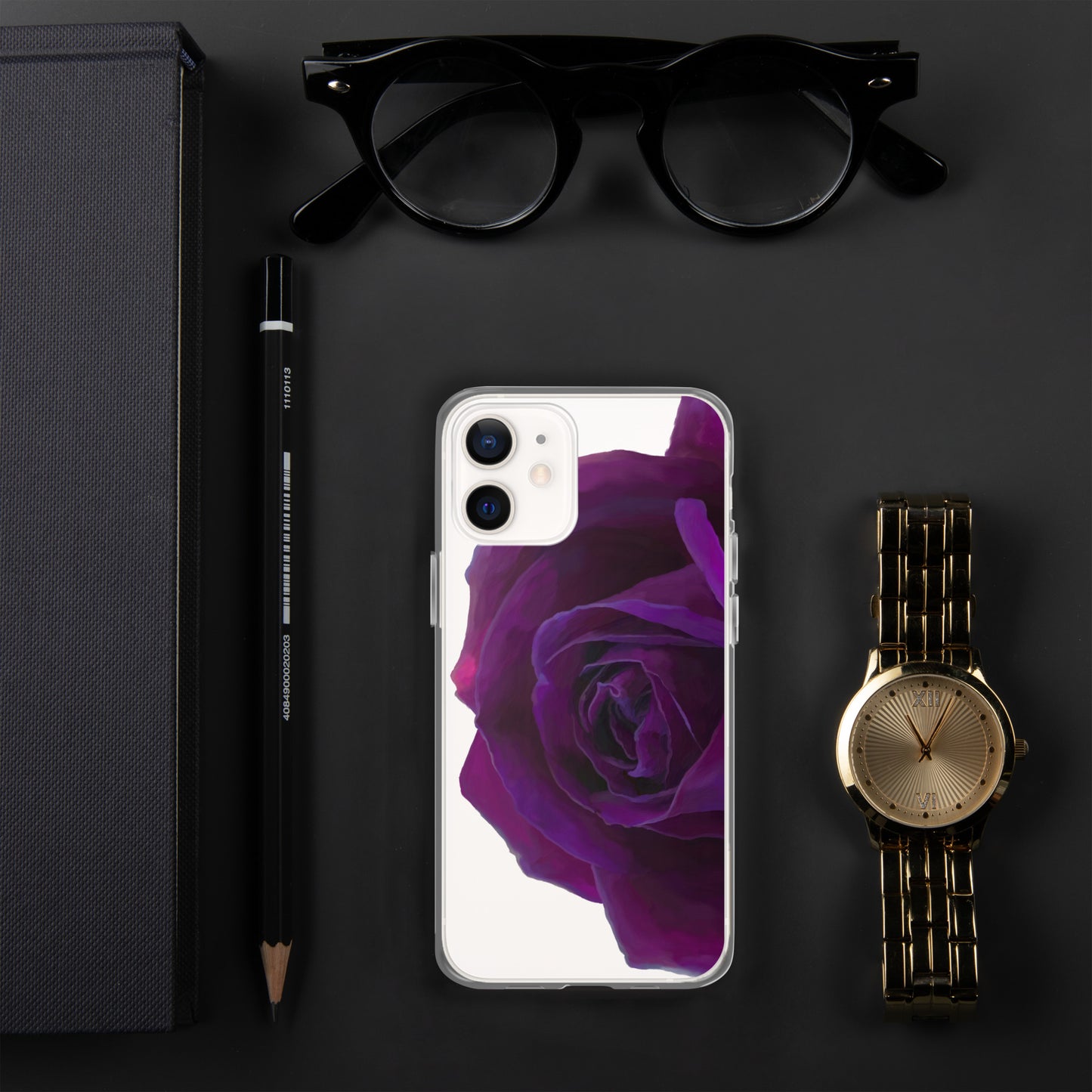 Joey’s Purple Rose Clear Case for iPhone®