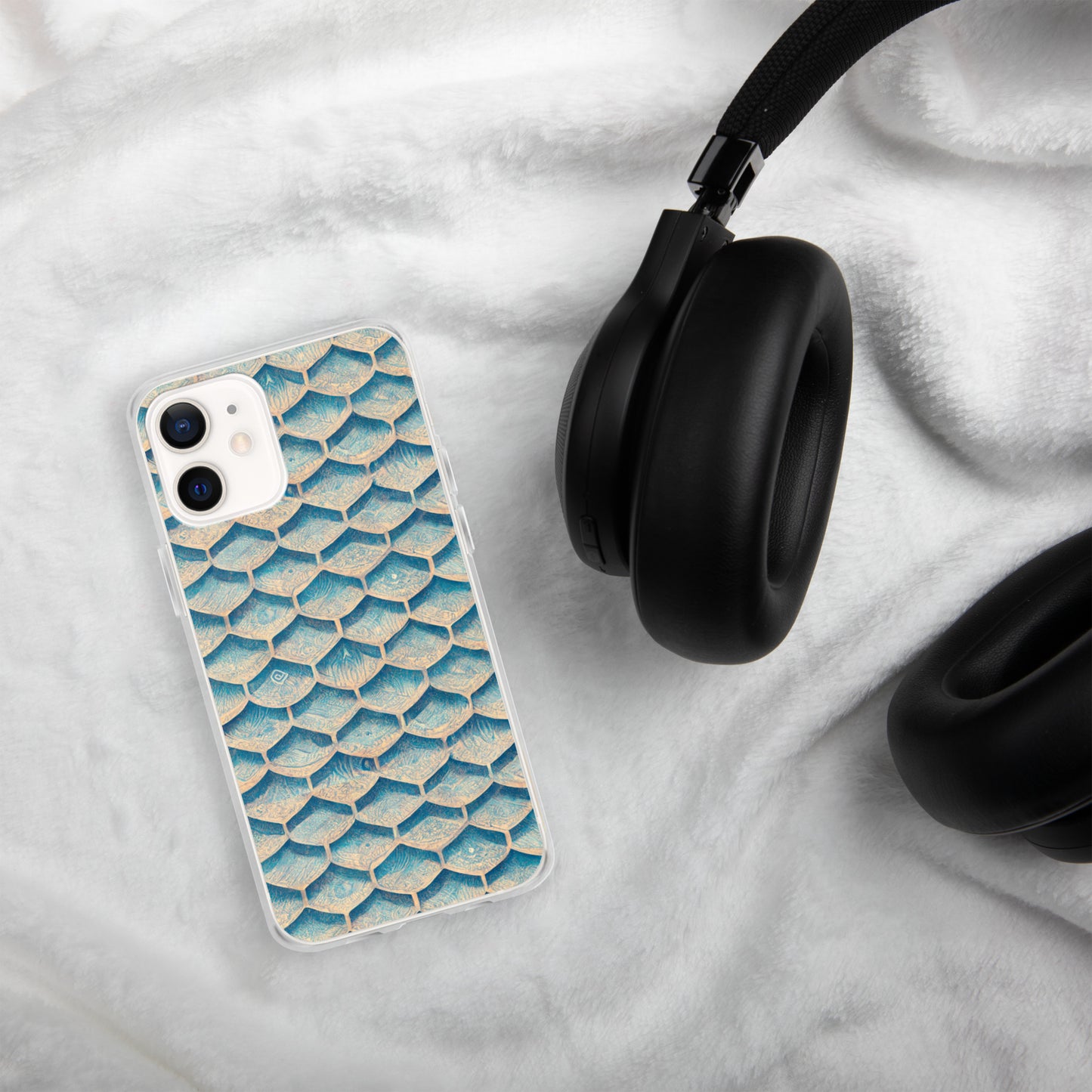 Seafoam Scales Clear Case for iPhone®