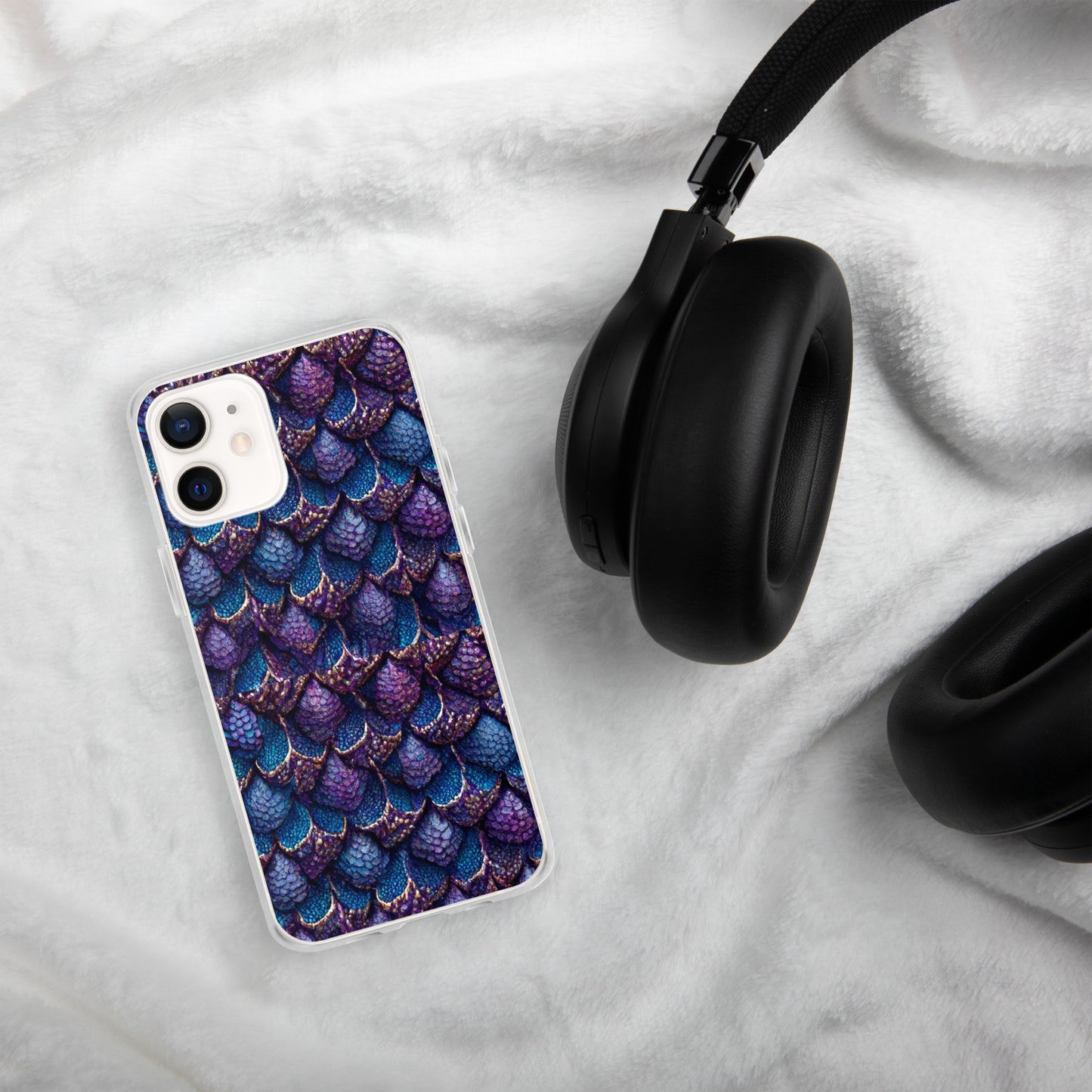 Luminosa, the Radiant Amethyst Drakon Clear Case for iPhone®