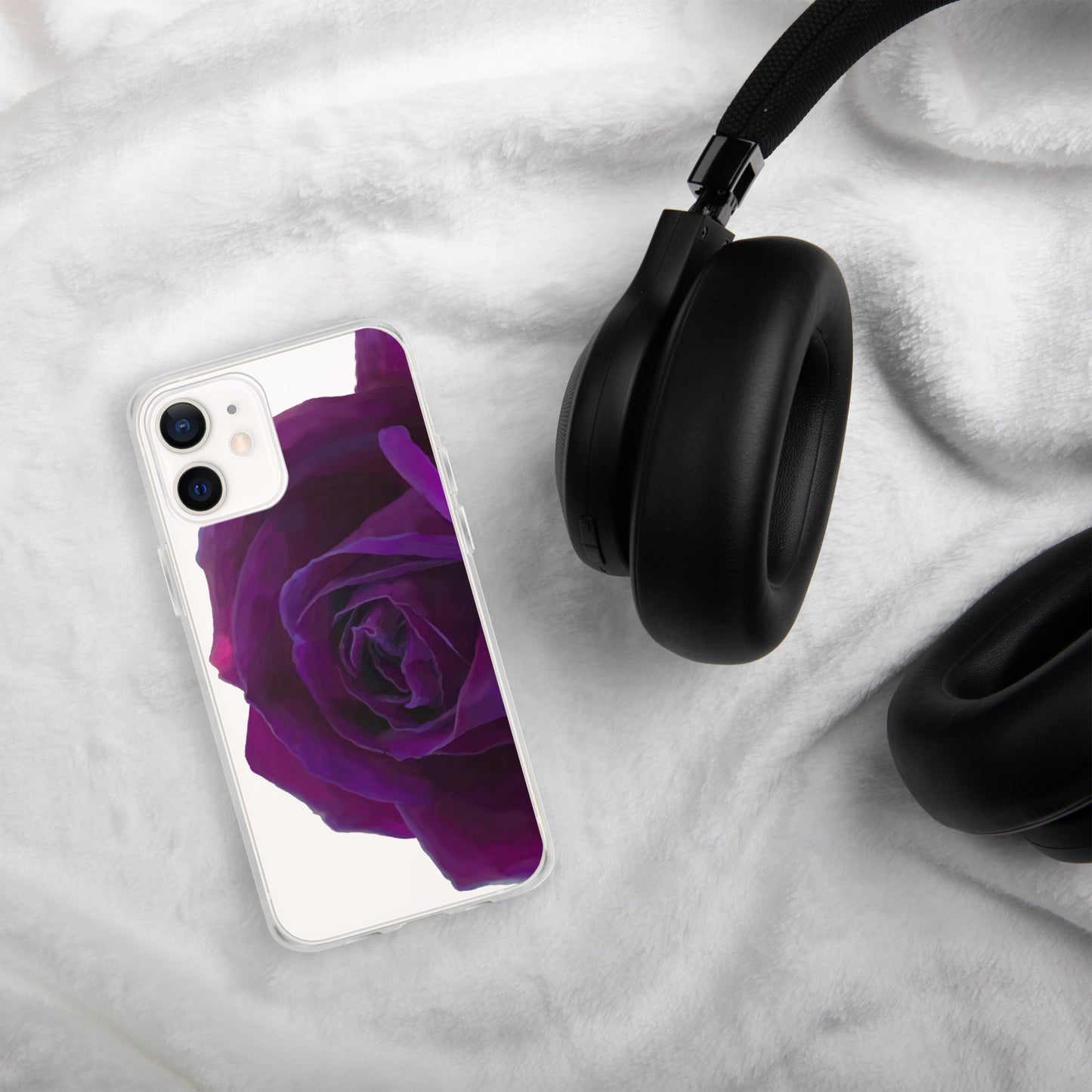 Joey’s Purple Rose Clear Case for iPhone®