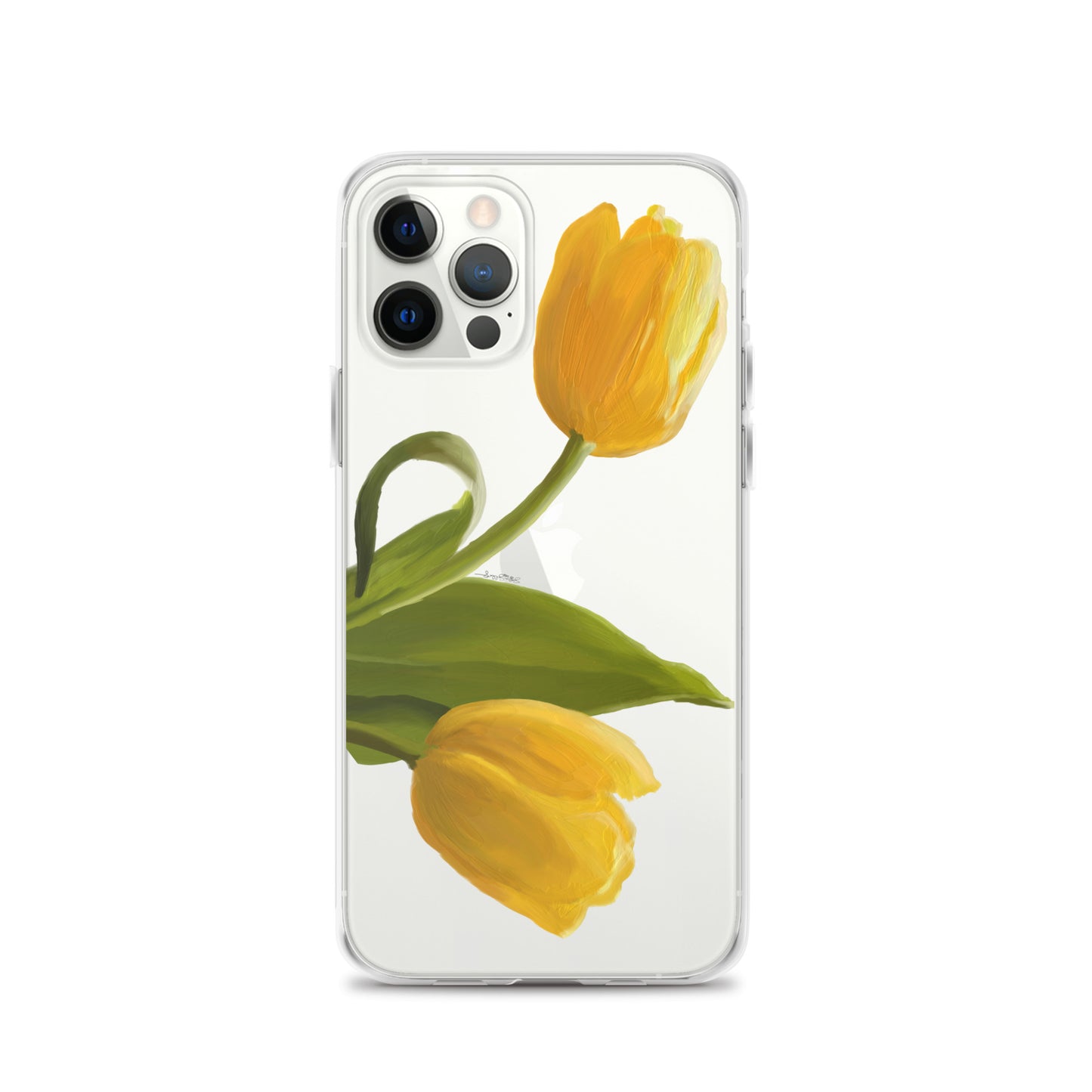 Sue’s Yellow Tulip Clear Case for iPhone®