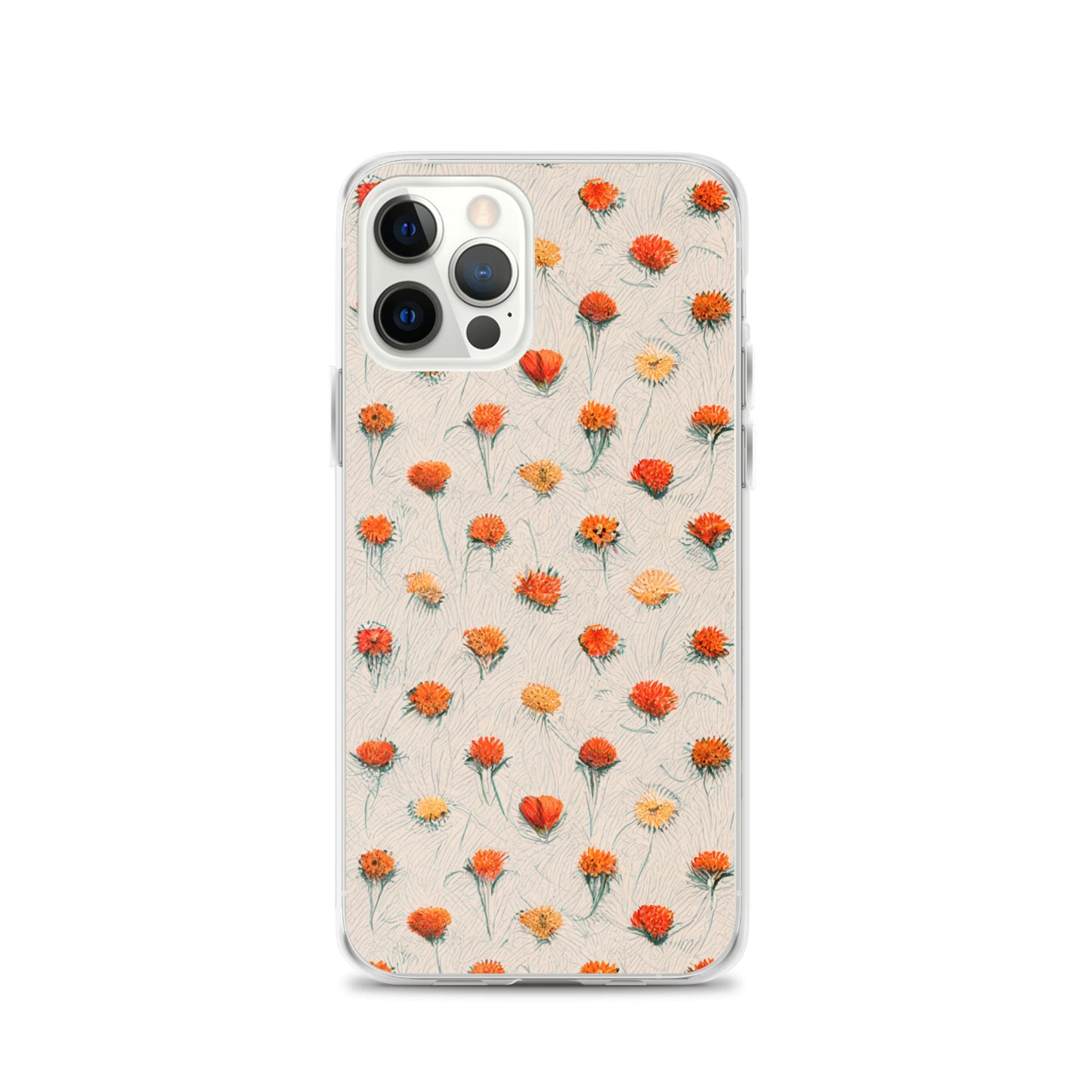 Fiery Meadow Sketch Clear Case for iPhone®