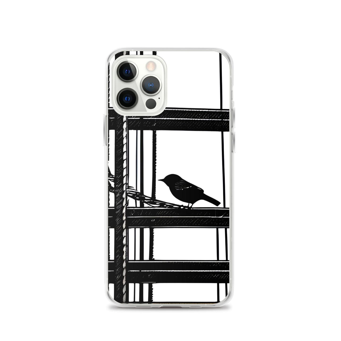 Solitary Perch on Clear Case for iPhone®