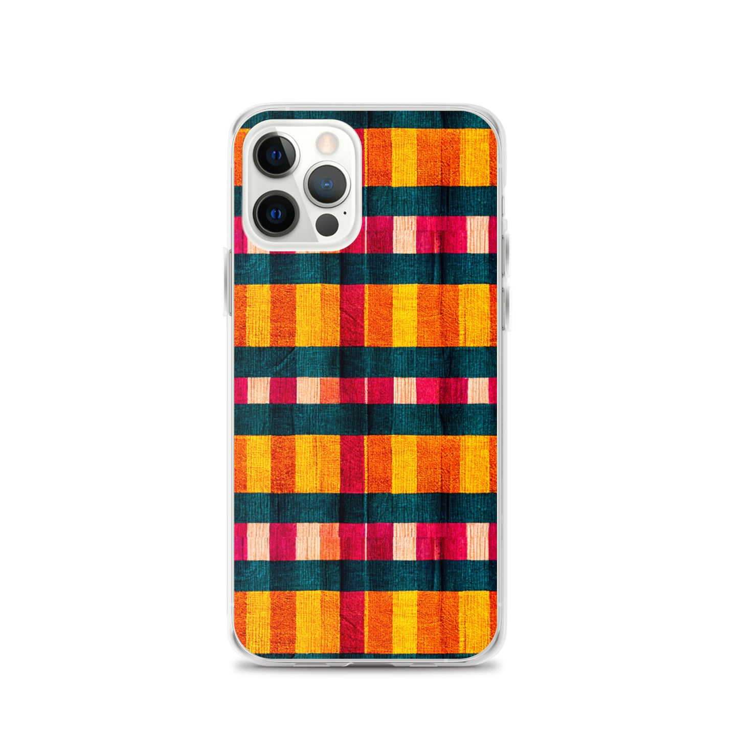 Tropical Fiesta Plaid Clear Case for iPhone®