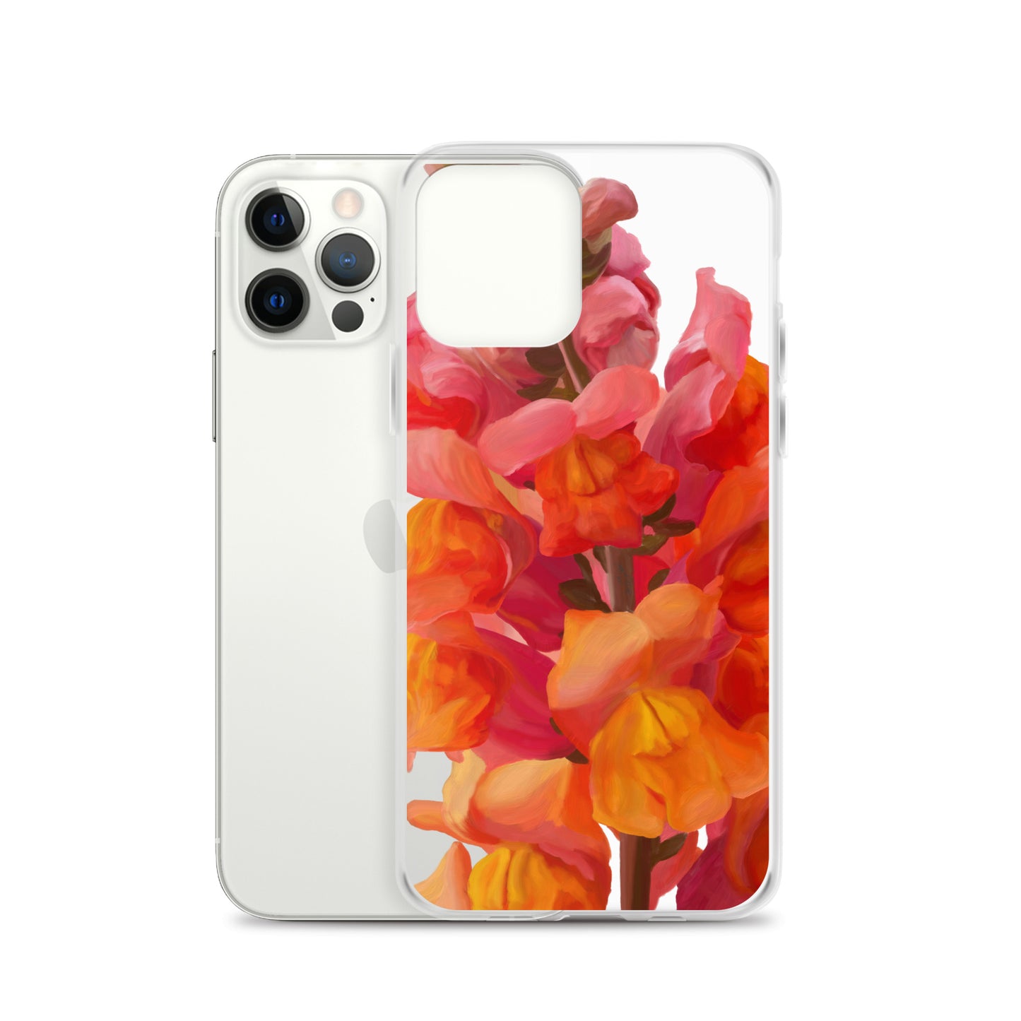 Mark’s Orange Snapdragon on Clear Case for iPhone®