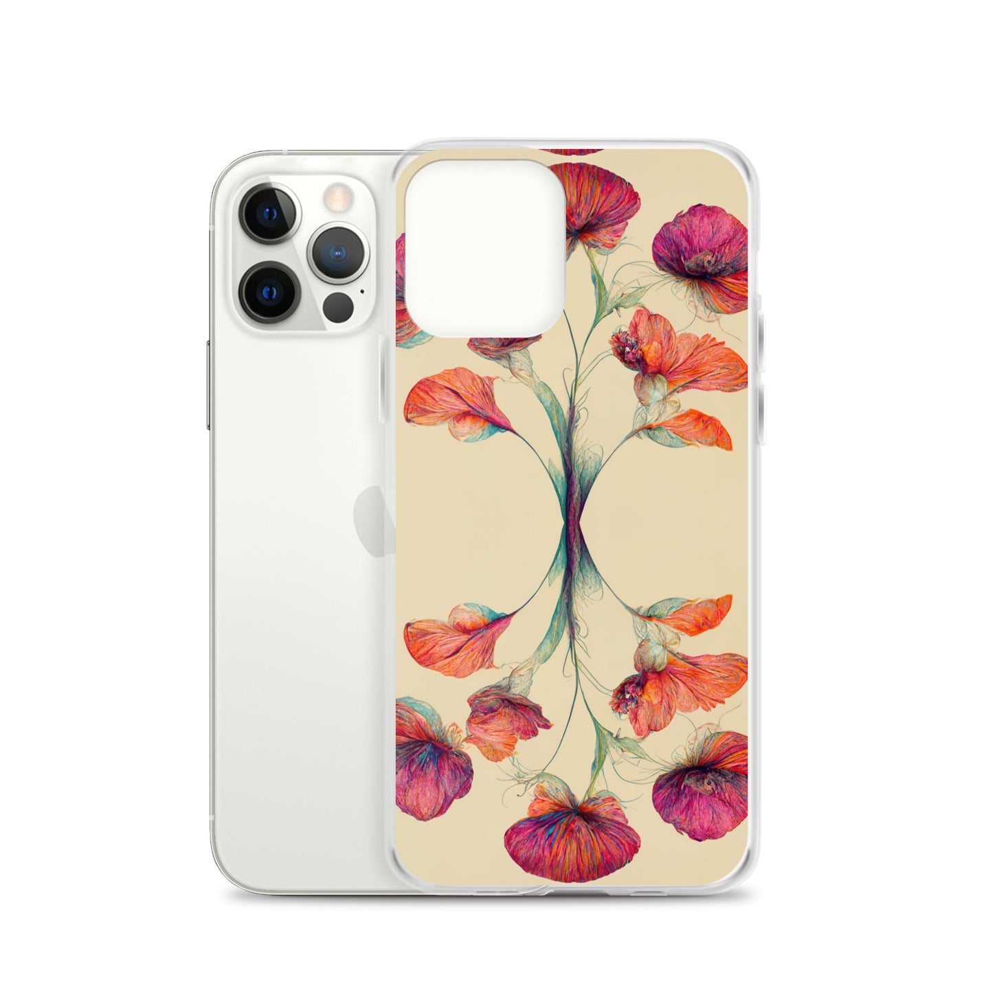 Nouveau Flowers on Clear Case for iPhone®