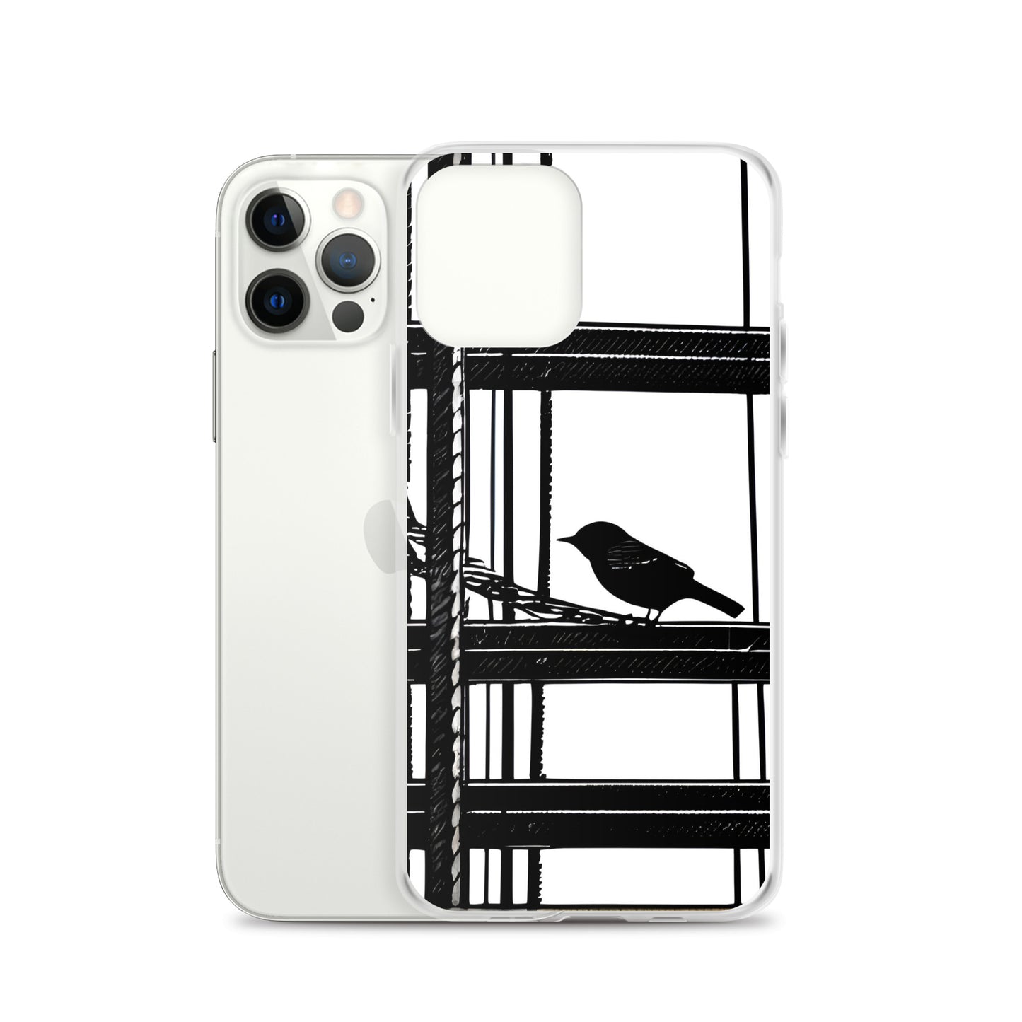 Solitary Perch on Clear Case for iPhone®