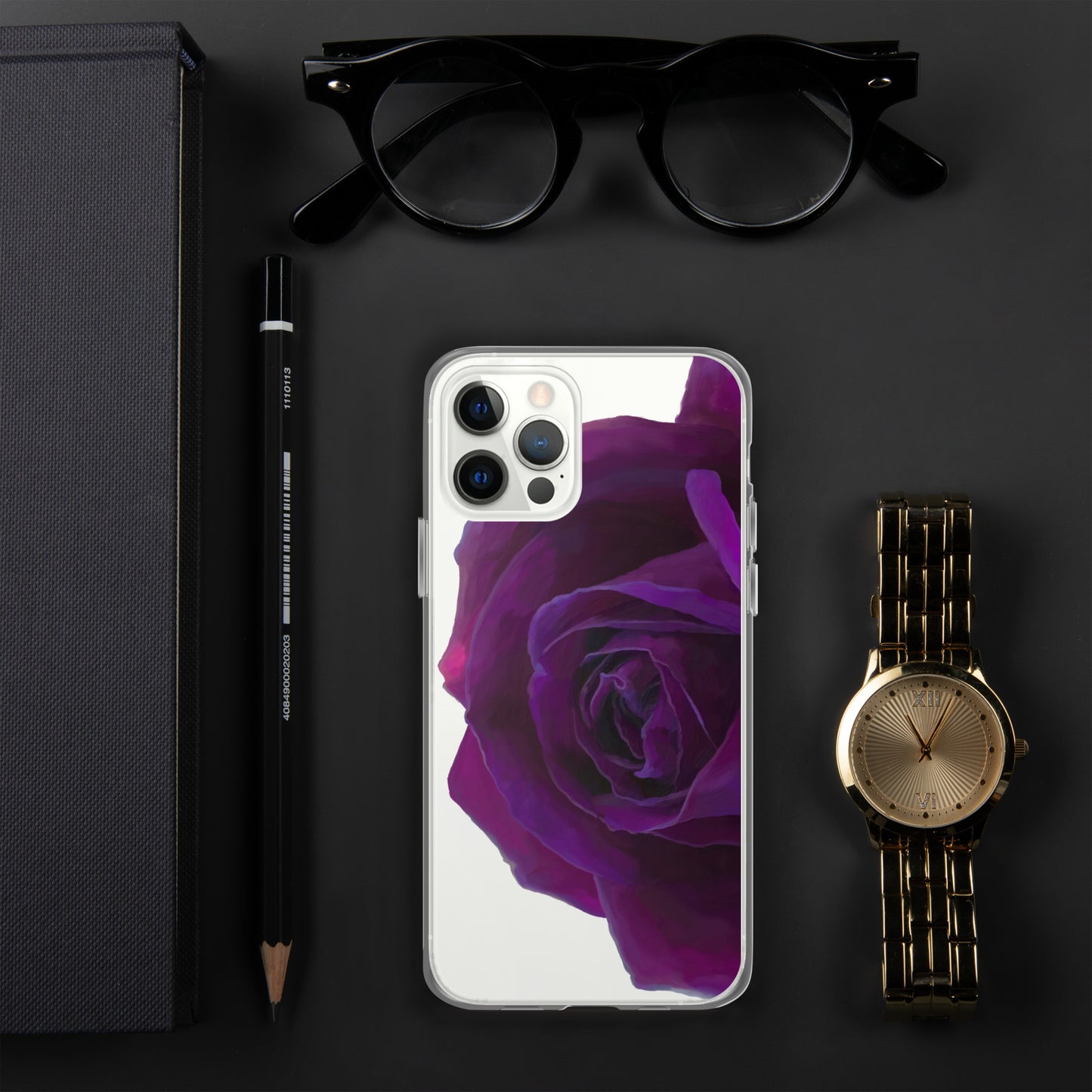 Joey’s Purple Rose Clear Case for iPhone®