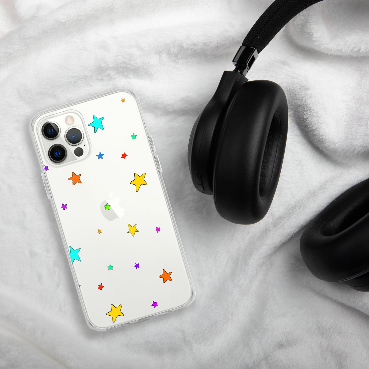 Colorful Stars Clear Case for iPhone®