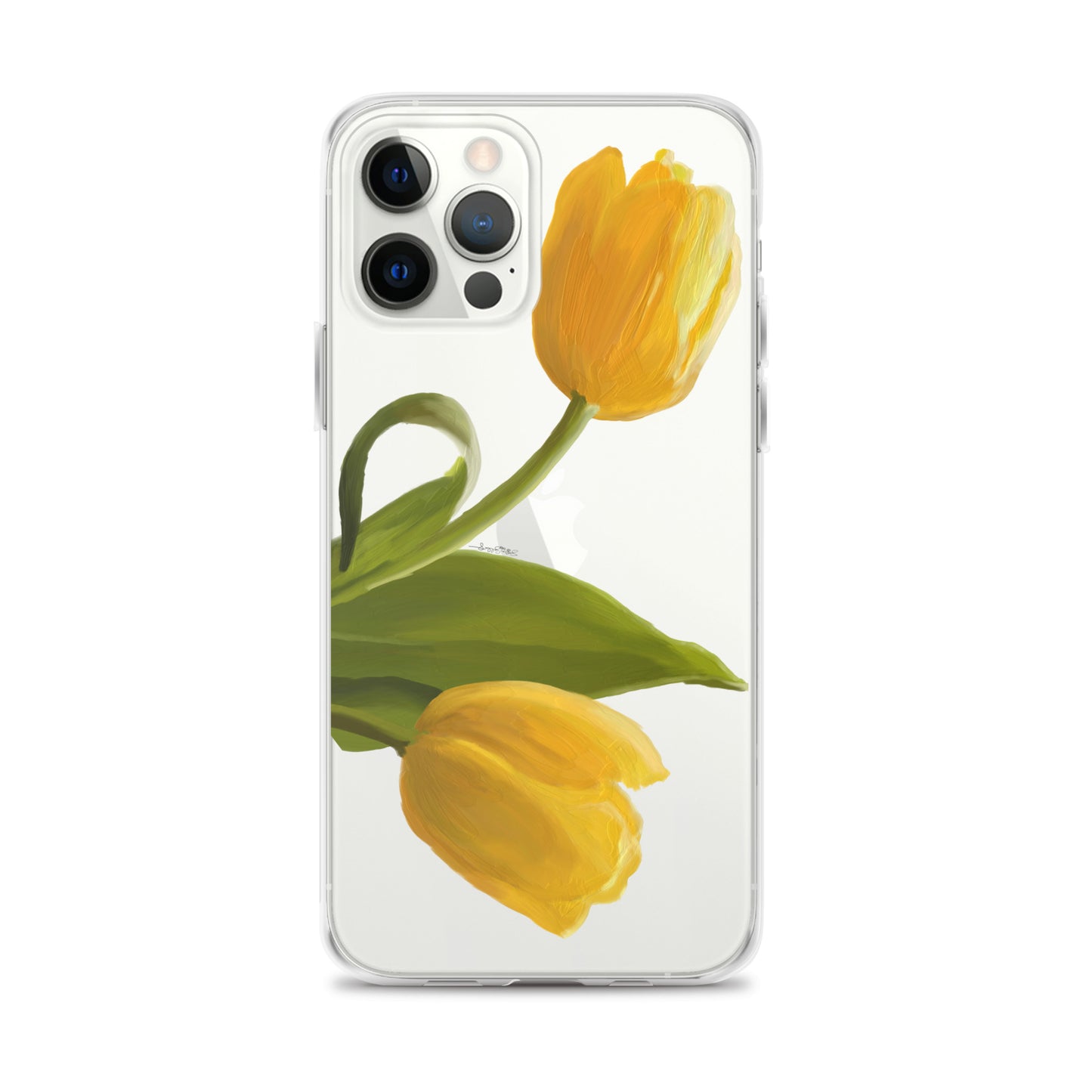 Sue’s Yellow Tulip Clear Case for iPhone®