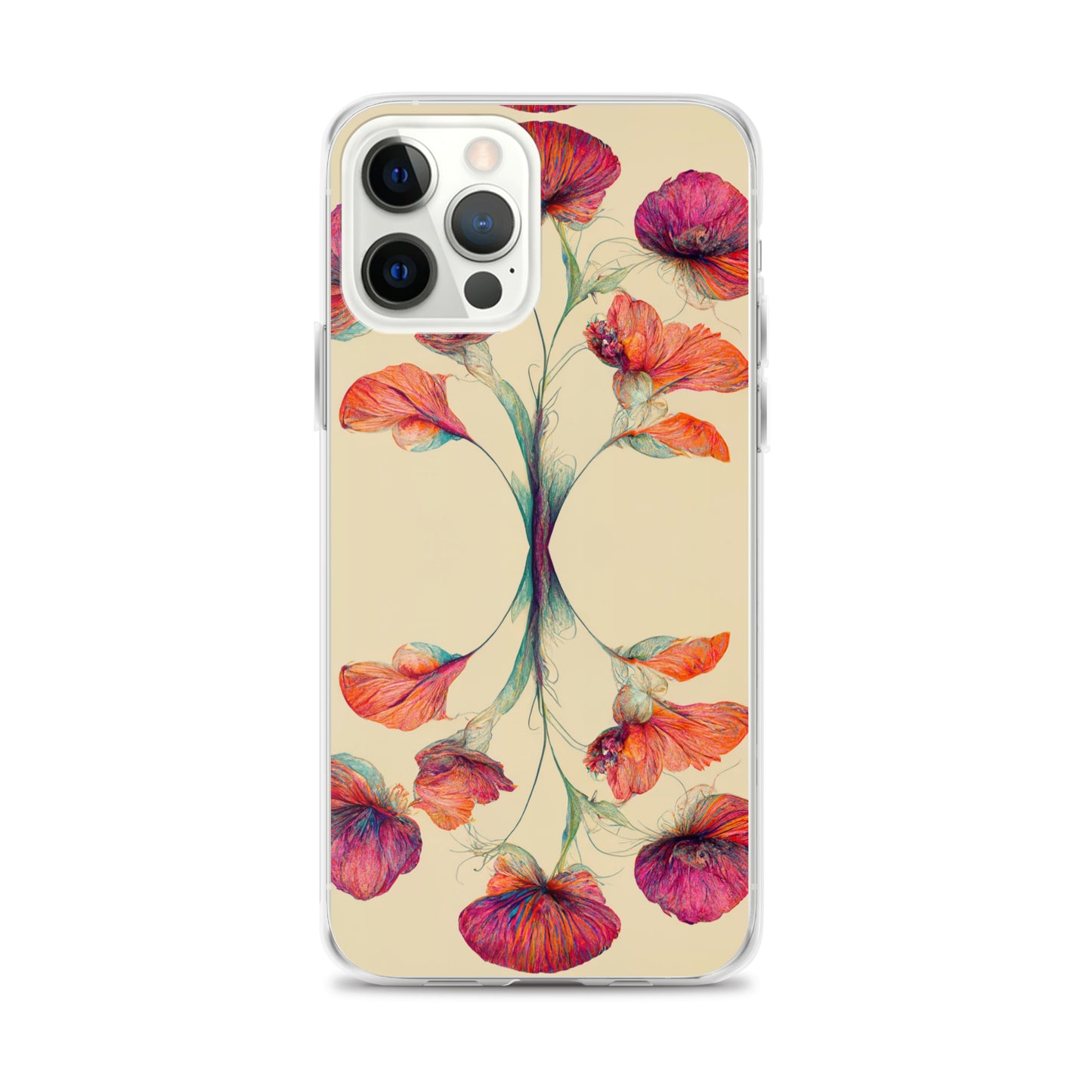 Nouveau Flowers on Clear Case for iPhone®