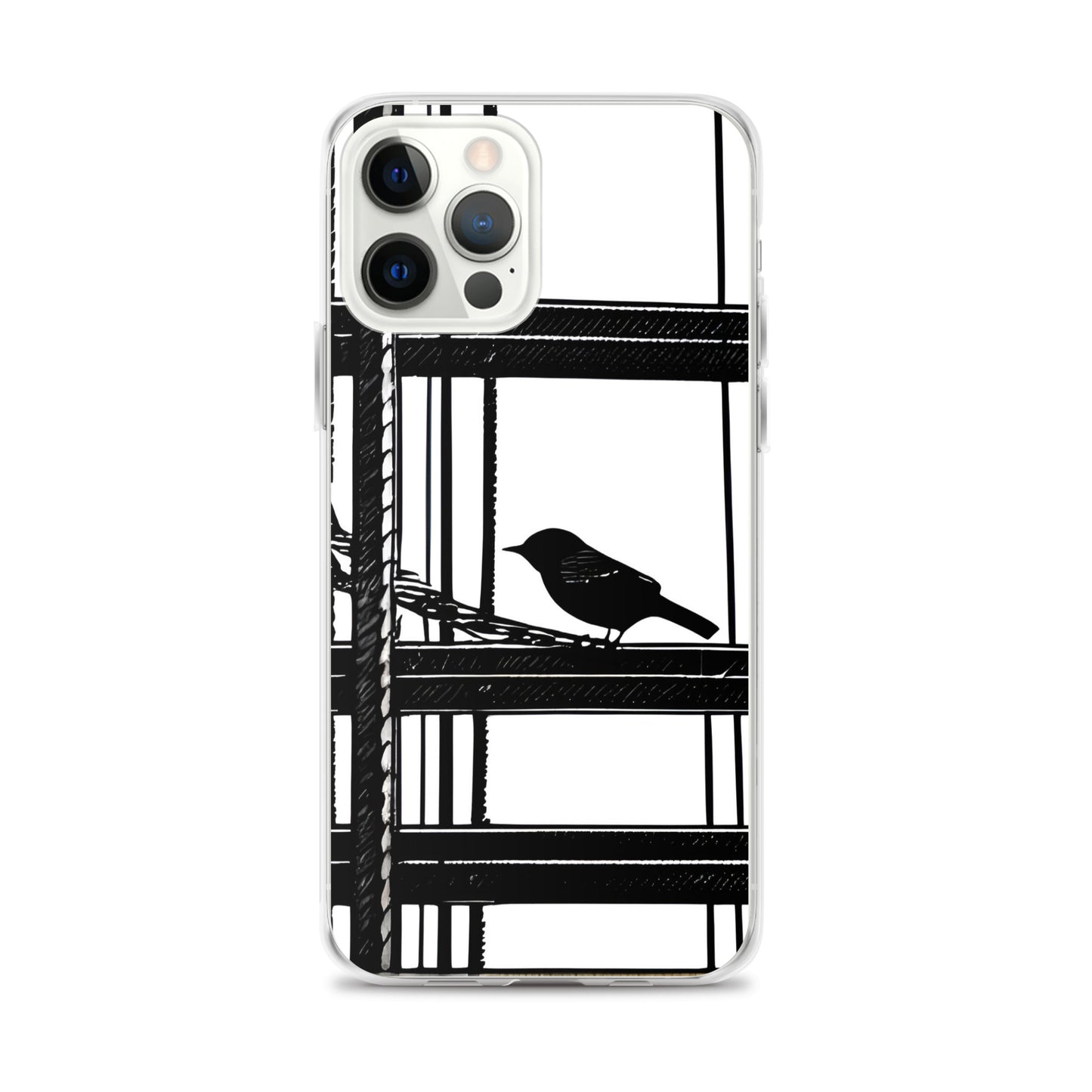 Solitary Perch on Clear Case for iPhone®