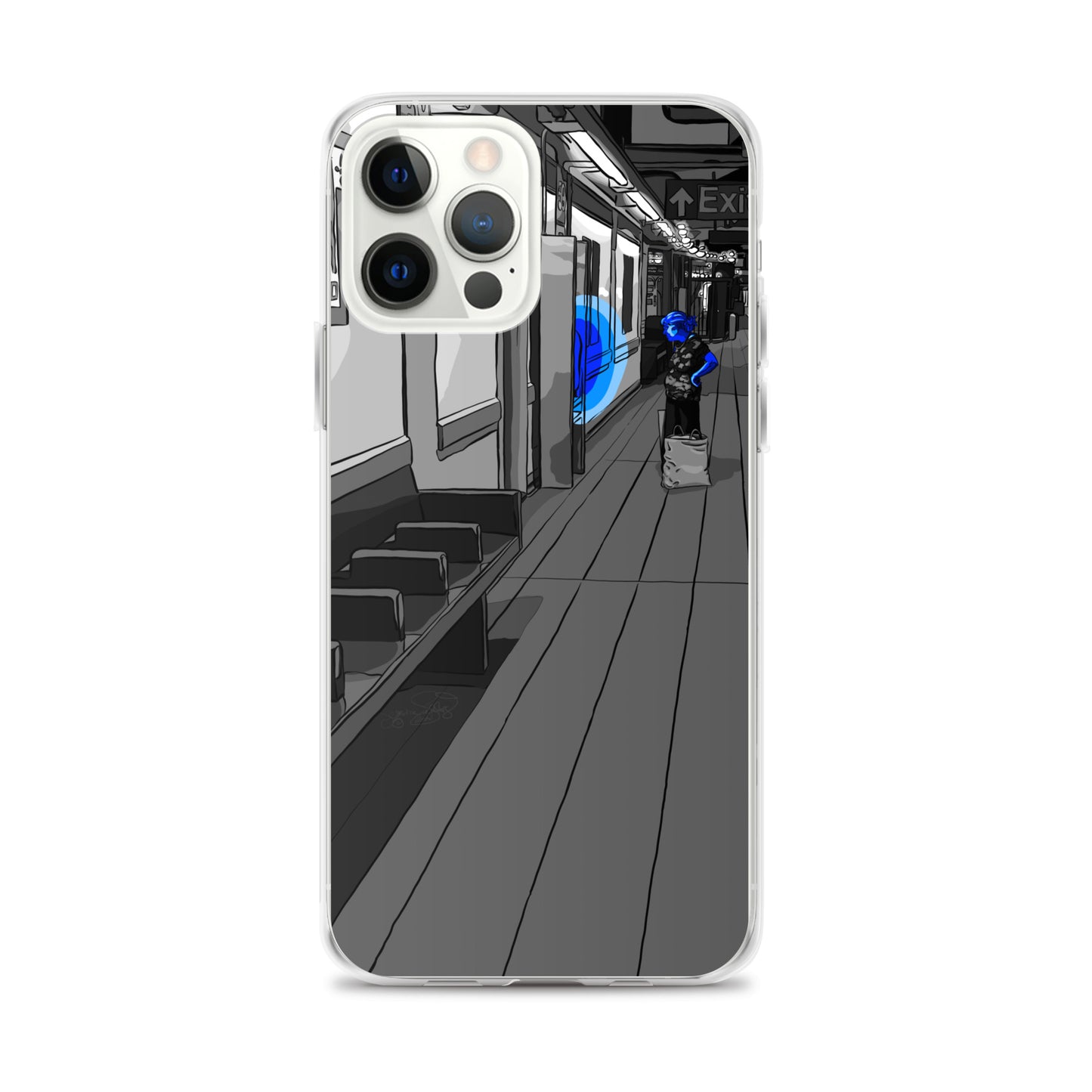 Columbus Circle Subway NYC Clear Case for iPhone®