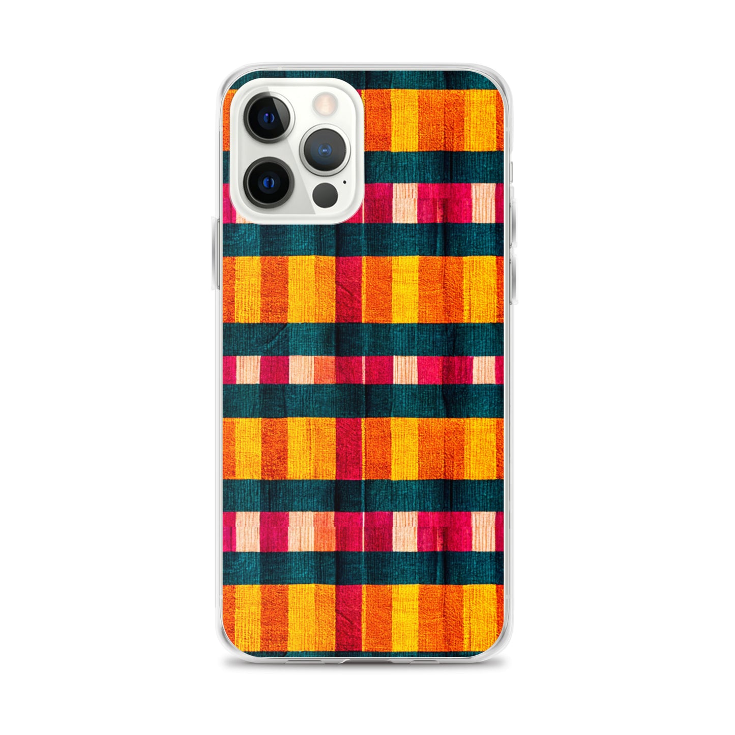 Tropical Fiesta Plaid Clear Case for iPhone®