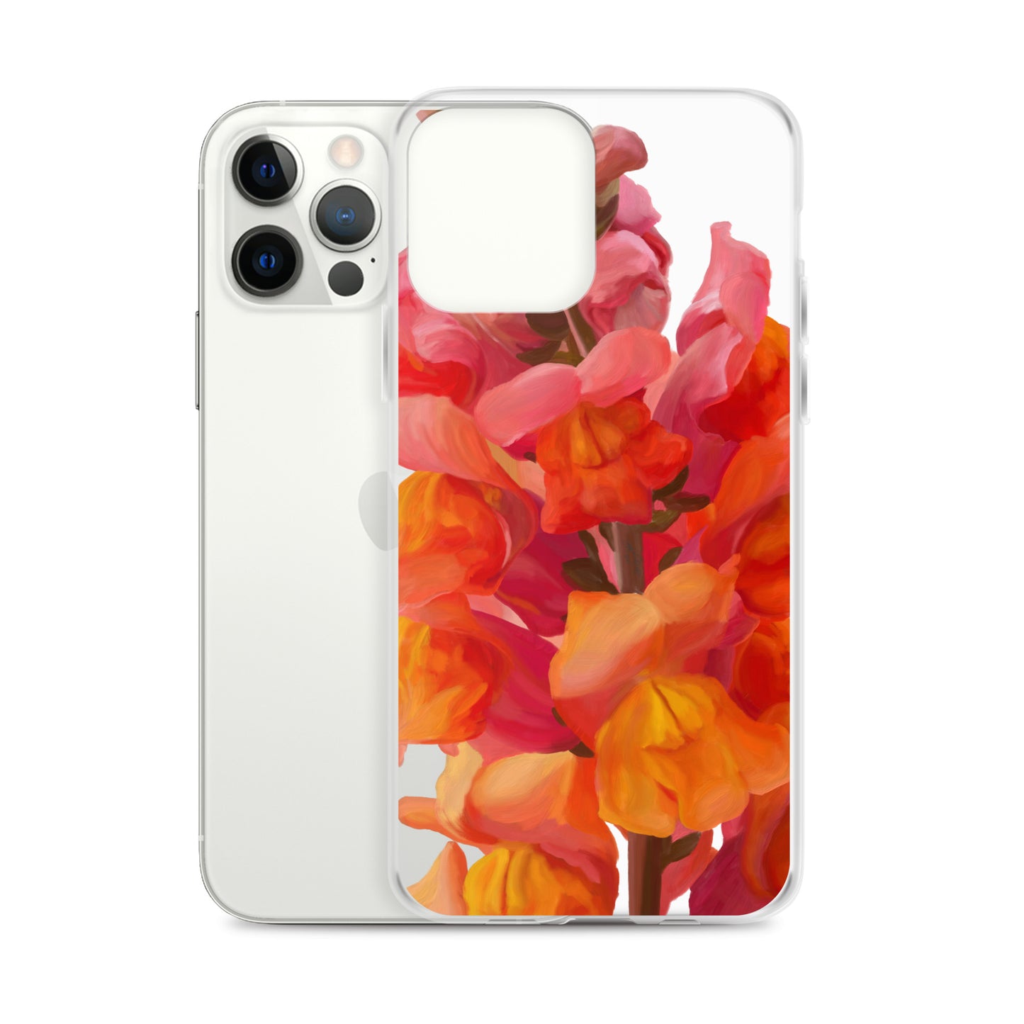 Mark’s Orange Snapdragon on Clear Case for iPhone®