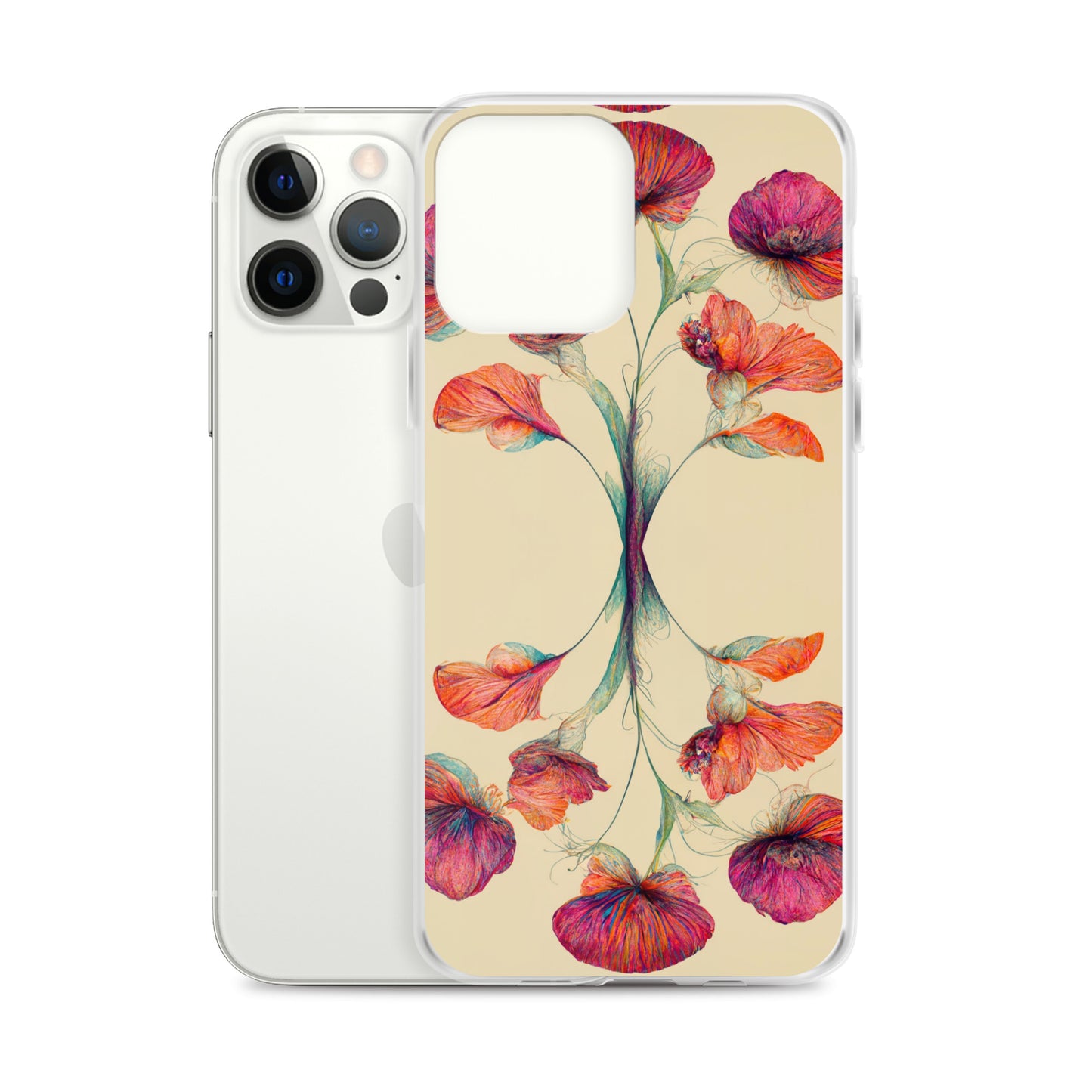 Nouveau Flowers on Clear Case for iPhone®