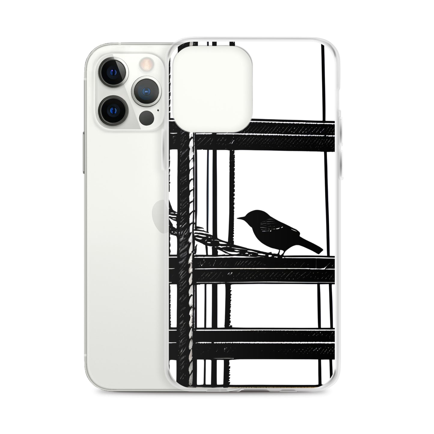 Solitary Perch on Clear Case for iPhone®