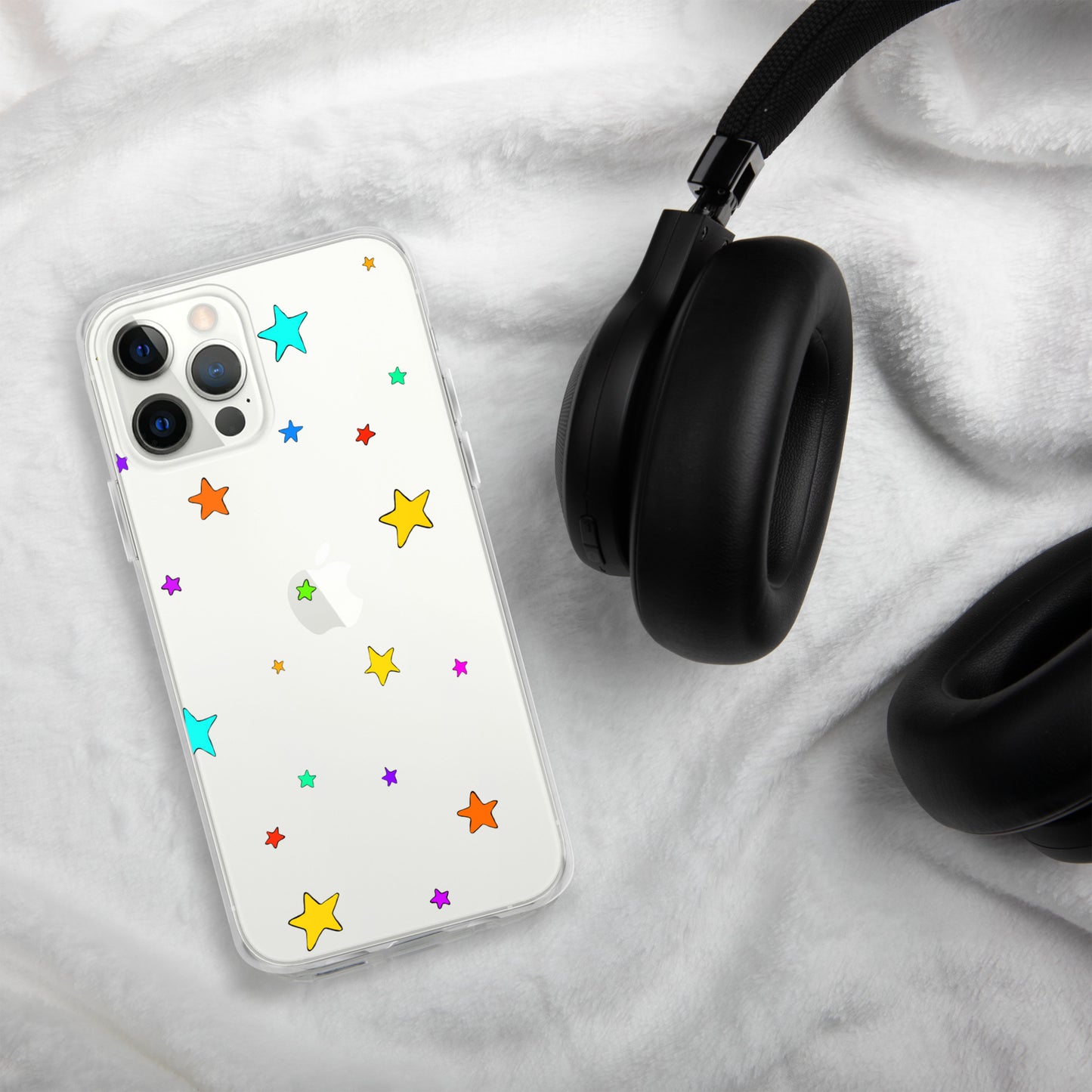 Colorful Stars Clear Case for iPhone®