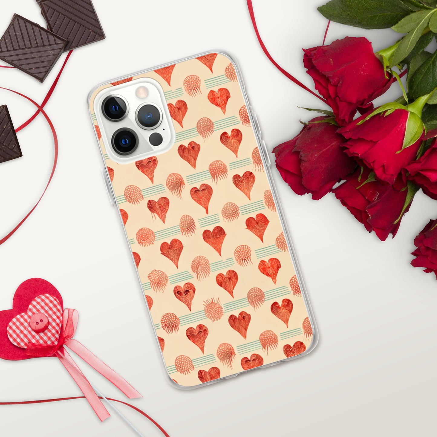 Loves Prints Clear Case for iPhone®