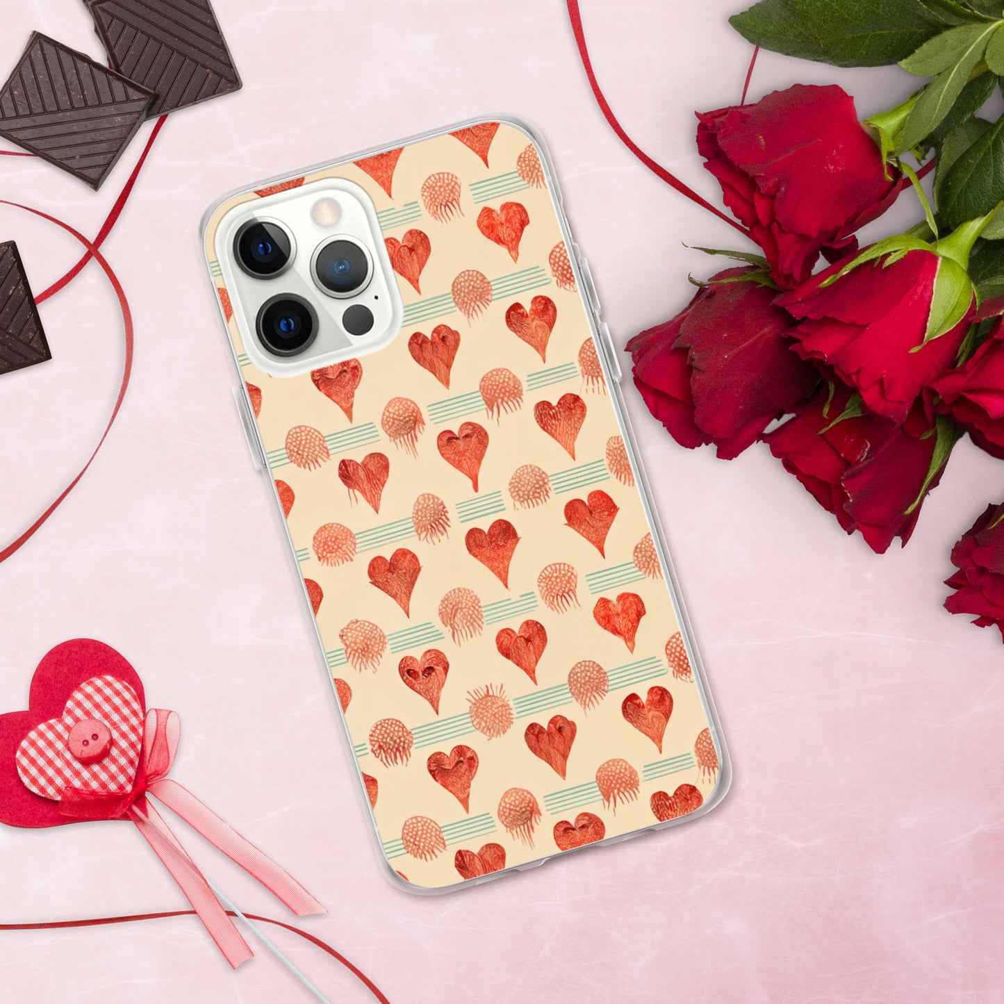 Loves Prints Clear Case for iPhone®