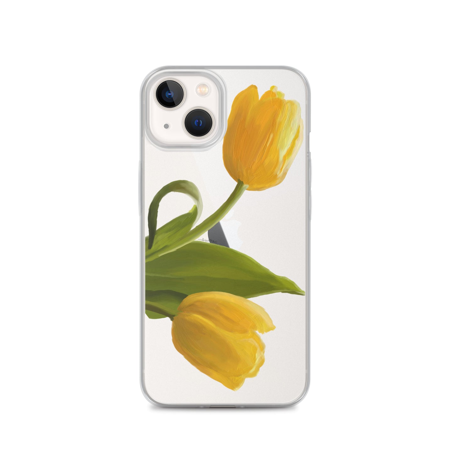 Sue’s Yellow Tulip Clear Case for iPhone®